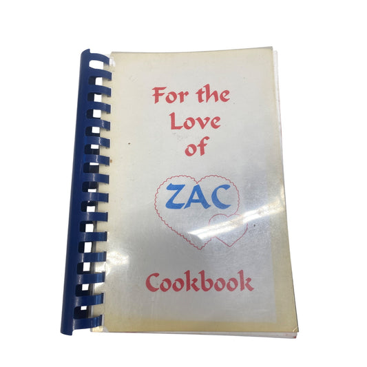 For The Love Of Zac Cookbook - Spiral Bound