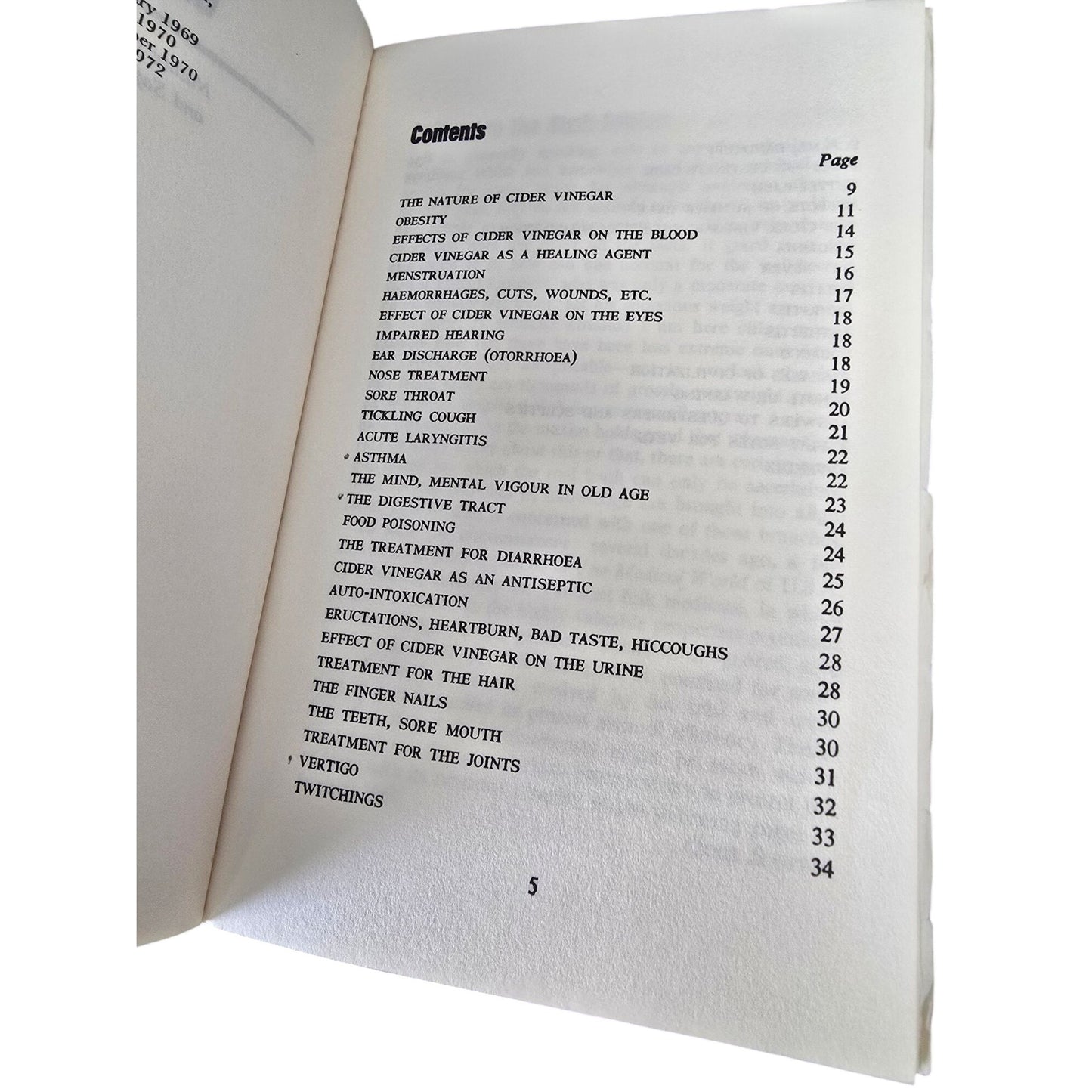 Cider Vinegar By Cyril Scott 6th Edition Revised Health Benefits & Obesity Treatment 1972 Athene Publishing