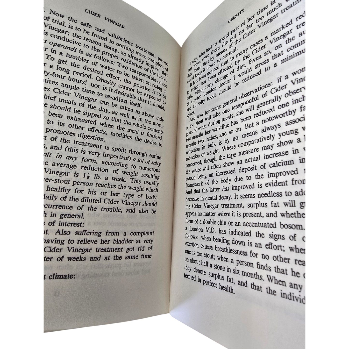 Cider Vinegar By Cyril Scott 6th Edition Revised Health Benefits & Obesity Treatment 1972 Athene Publishing