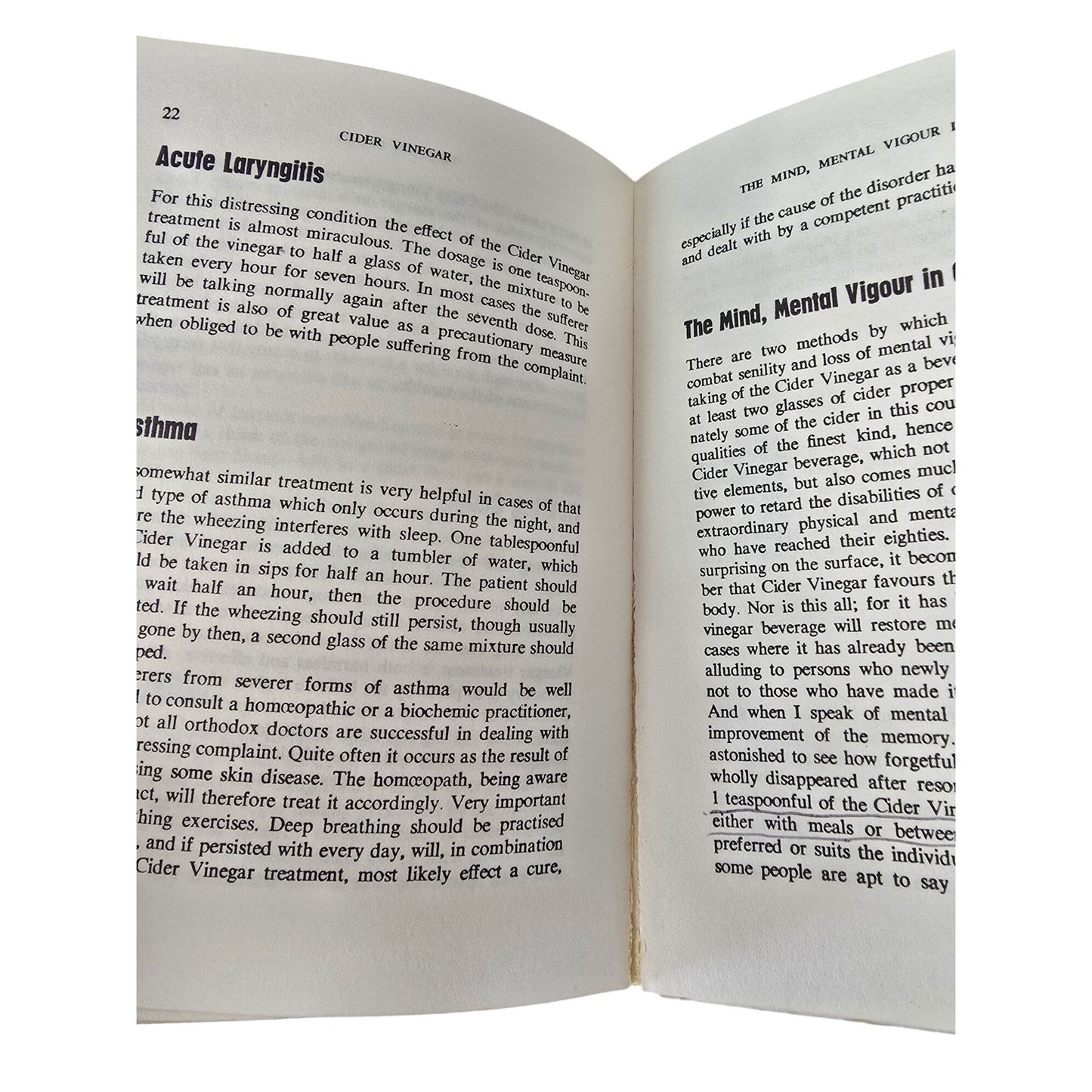 Cider Vinegar By Cyril Scott 6th Edition Revised Health Benefits & Obesity Treatment 1972 Athene Publishing