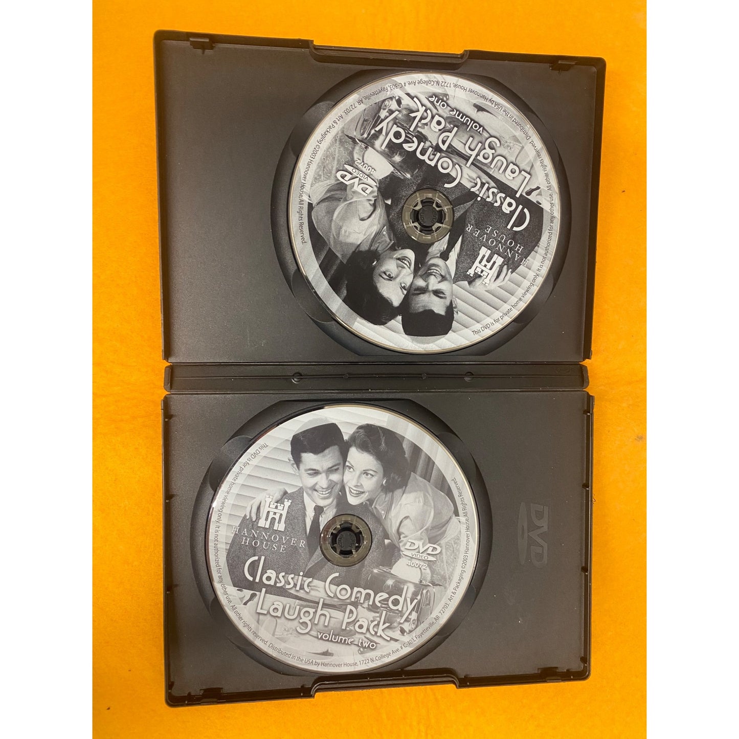 Classic Comedy Laugh Pack DVD Collection Digitally Remastered 4 Full Length Feature Films Abbot & Costello Laurel & Hardy