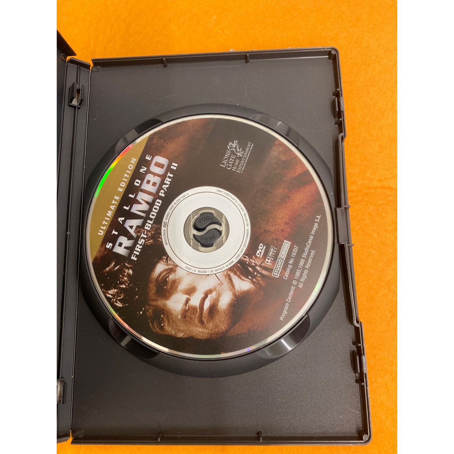 Rambo First Blood Part II Ultimate Edition DVD Collection