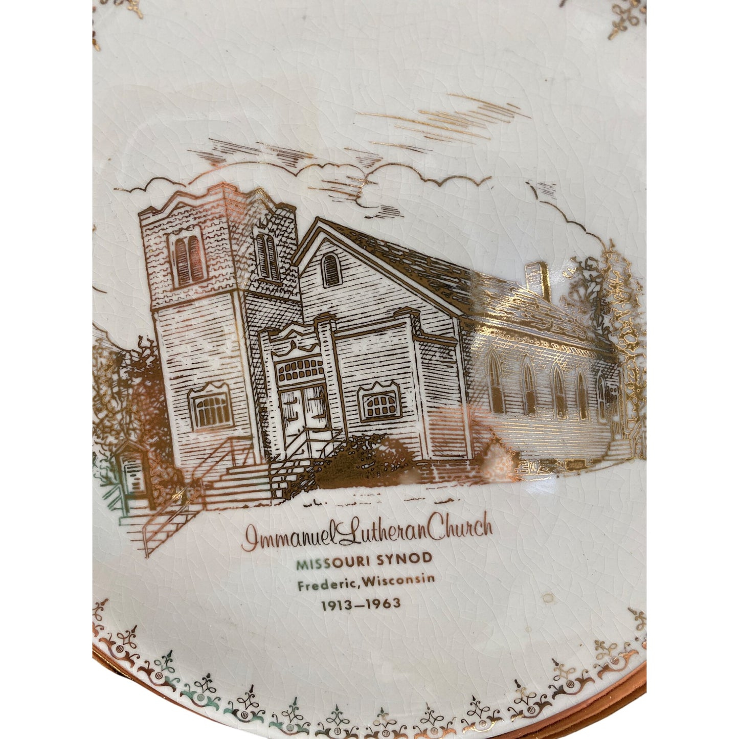 Lutheran Church Frederic Plate