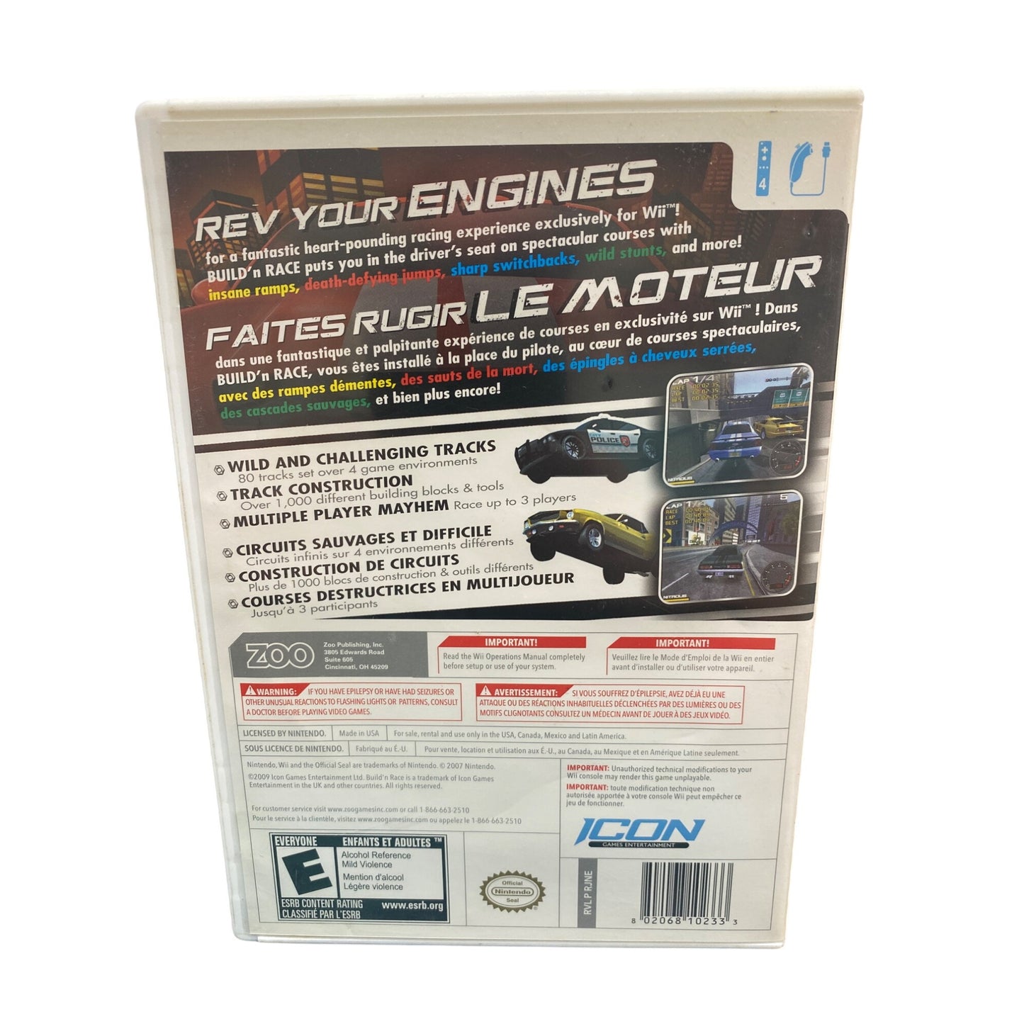 Buildn Race Game For Nintendo Wii  Rev Your Engines