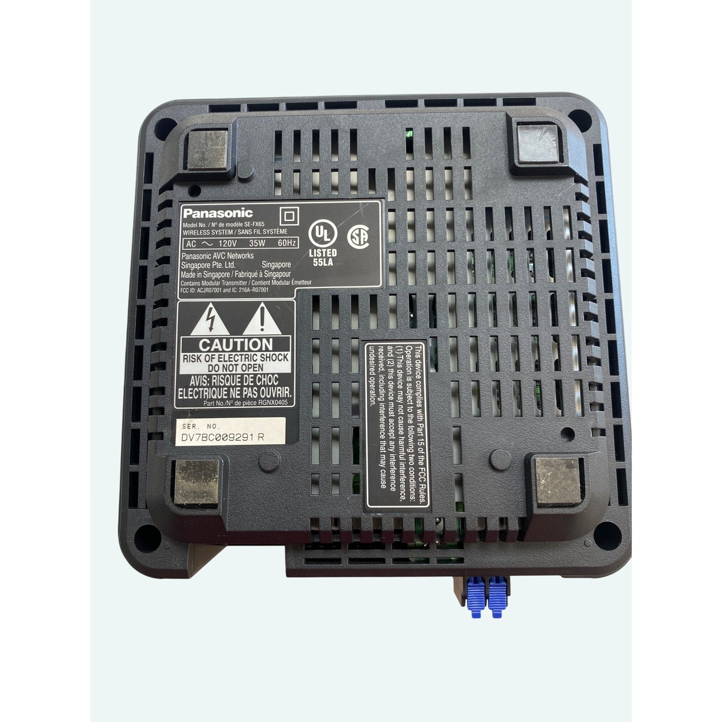 Panasonic Wireless Speaker System SE-FX65 With Remote Control