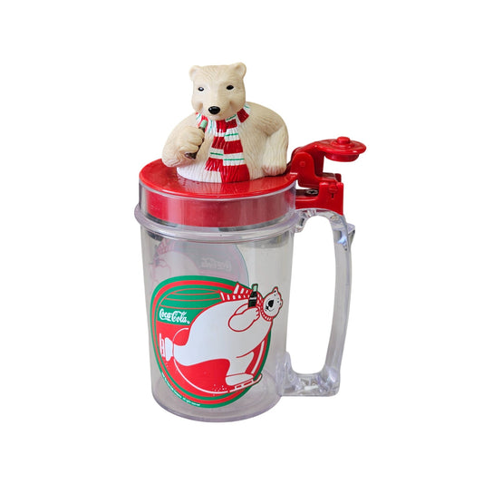 1997 Coke Polar Bear Singing  Mug