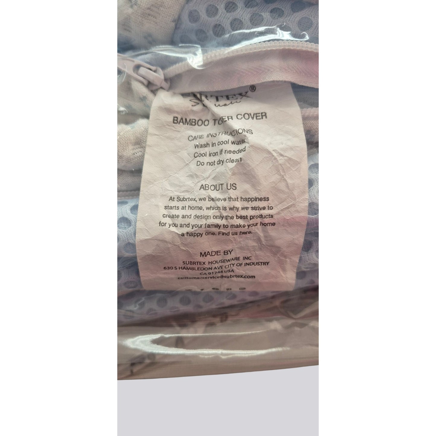 Subrtex 3 Inch Mattress Topper Cover  QUEEN