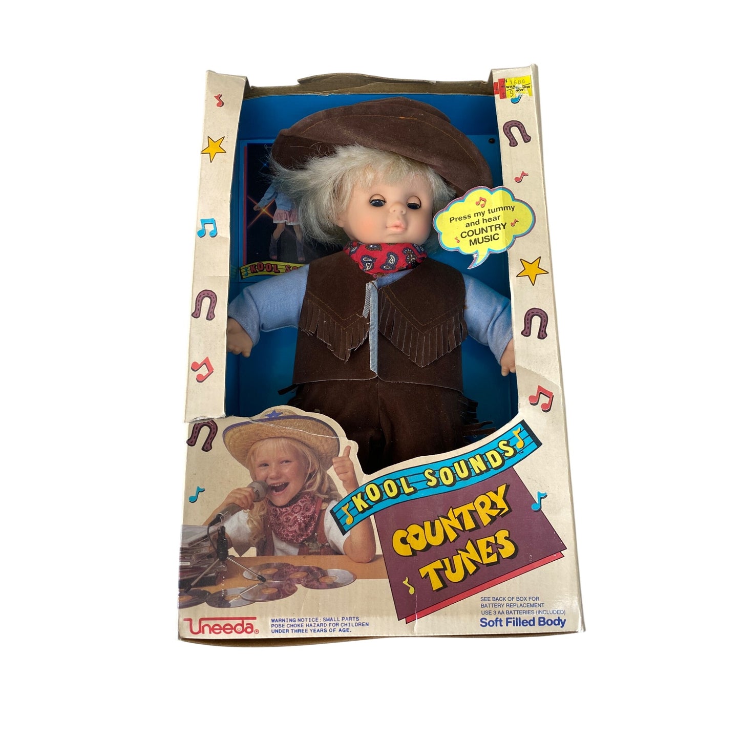 Kool Sounds Country Tunes Singing  Vintage Doll