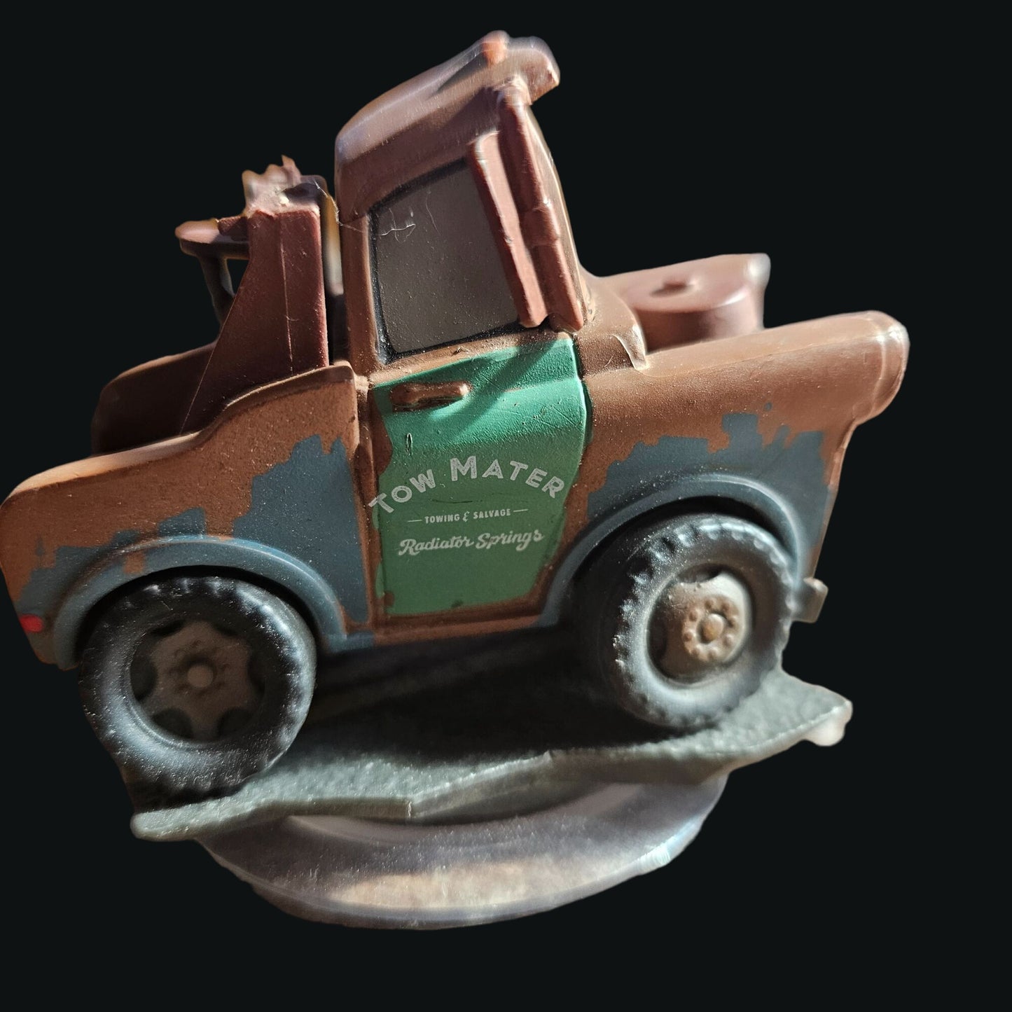 Disney Infinity Tow Mater Disney Pixar Cars Toy Figure Collectible 3 Inches Tall Brown