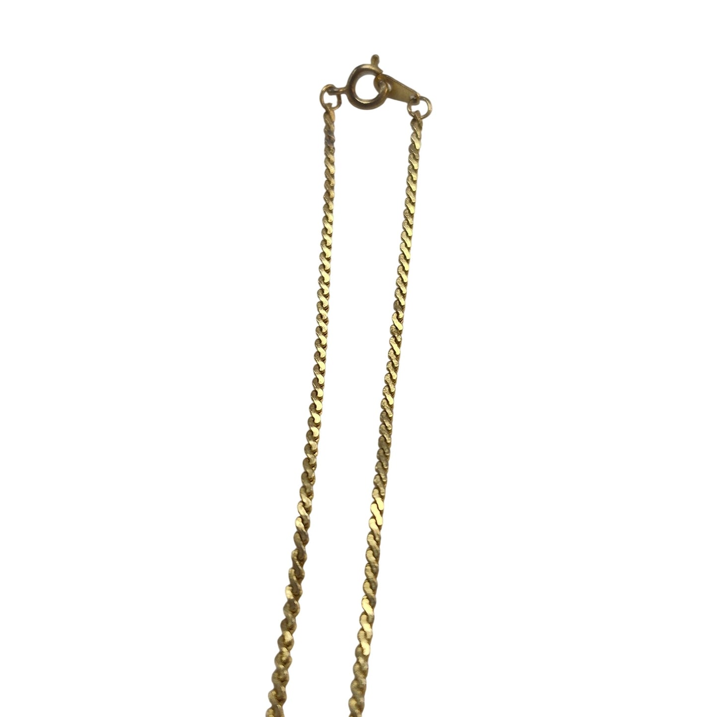 Gold‑Tone Butterfly Necklace Red Enamel Confetti Wings Twist Rope Chain Vintage