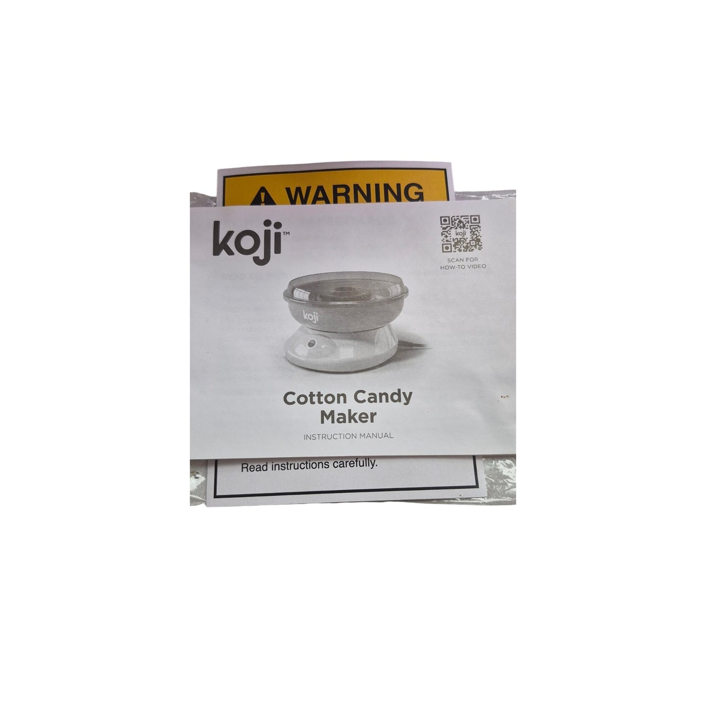 Koji Cotton Candy Maker Purple Electric Compact Party Treats