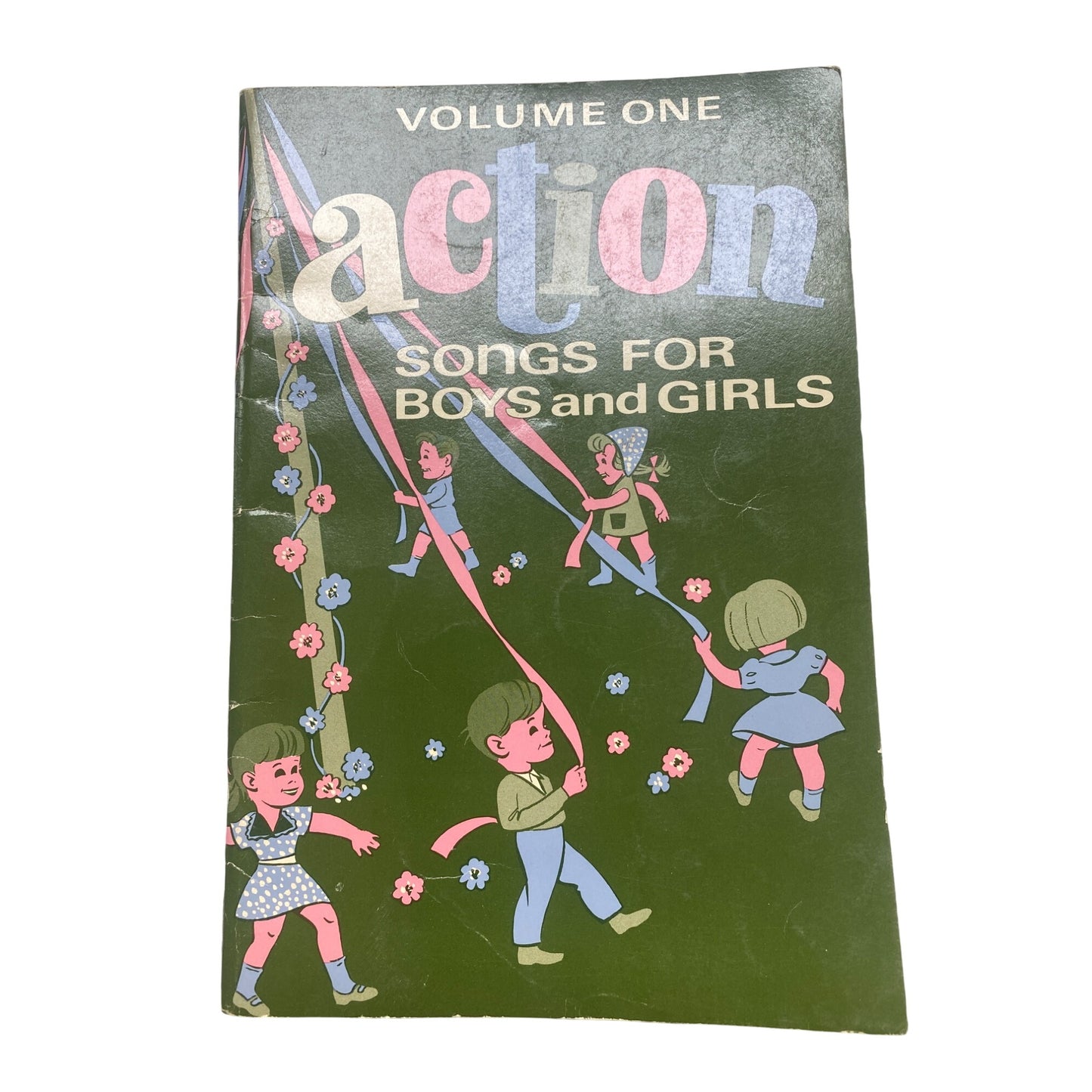 Vintage "Action" Songs For Boys & Girls Book Set  Singspiration Series