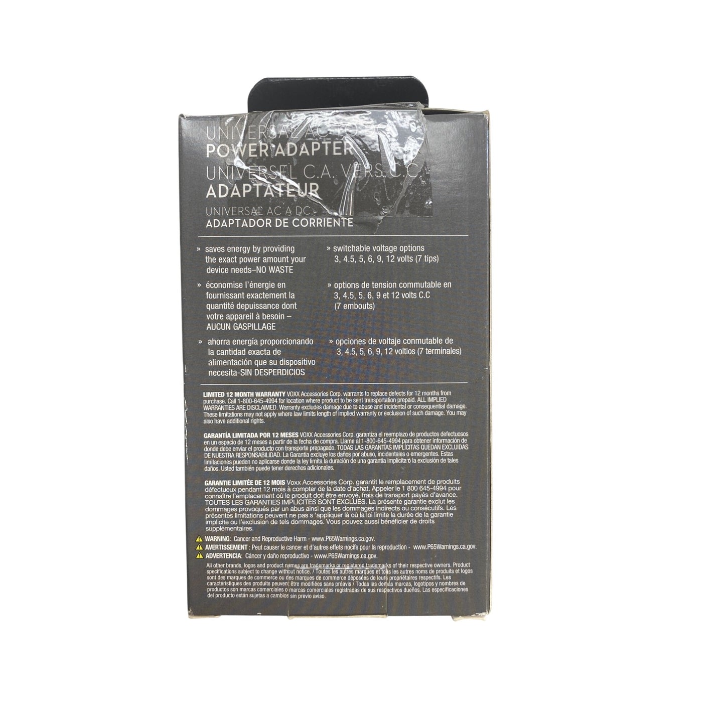 RCA Universal AC To DC Power Adapter