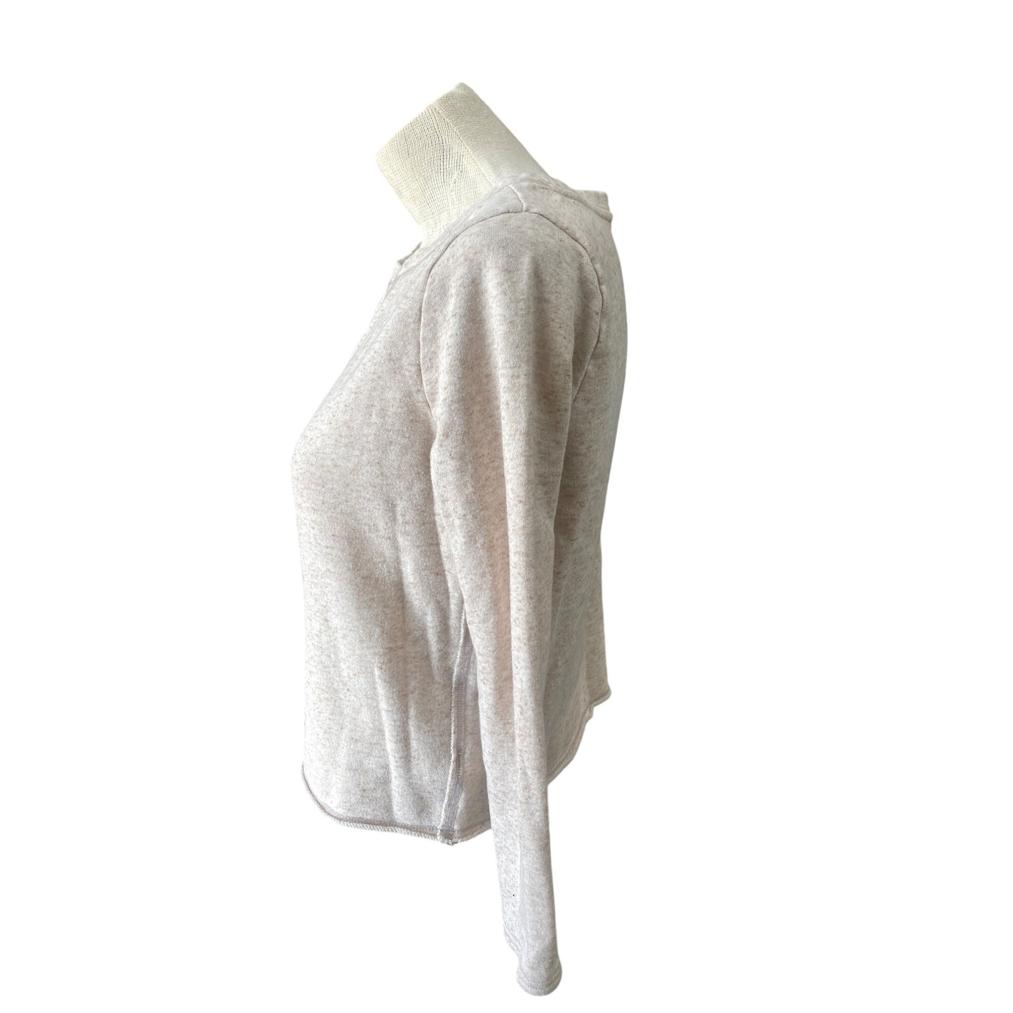 Gap Casual Beige Long Sleeve Crew Neck Sweatshirt