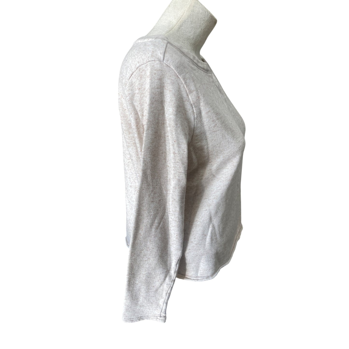 Gap Casual Beige Long Sleeve Crew Neck Sweatshirt