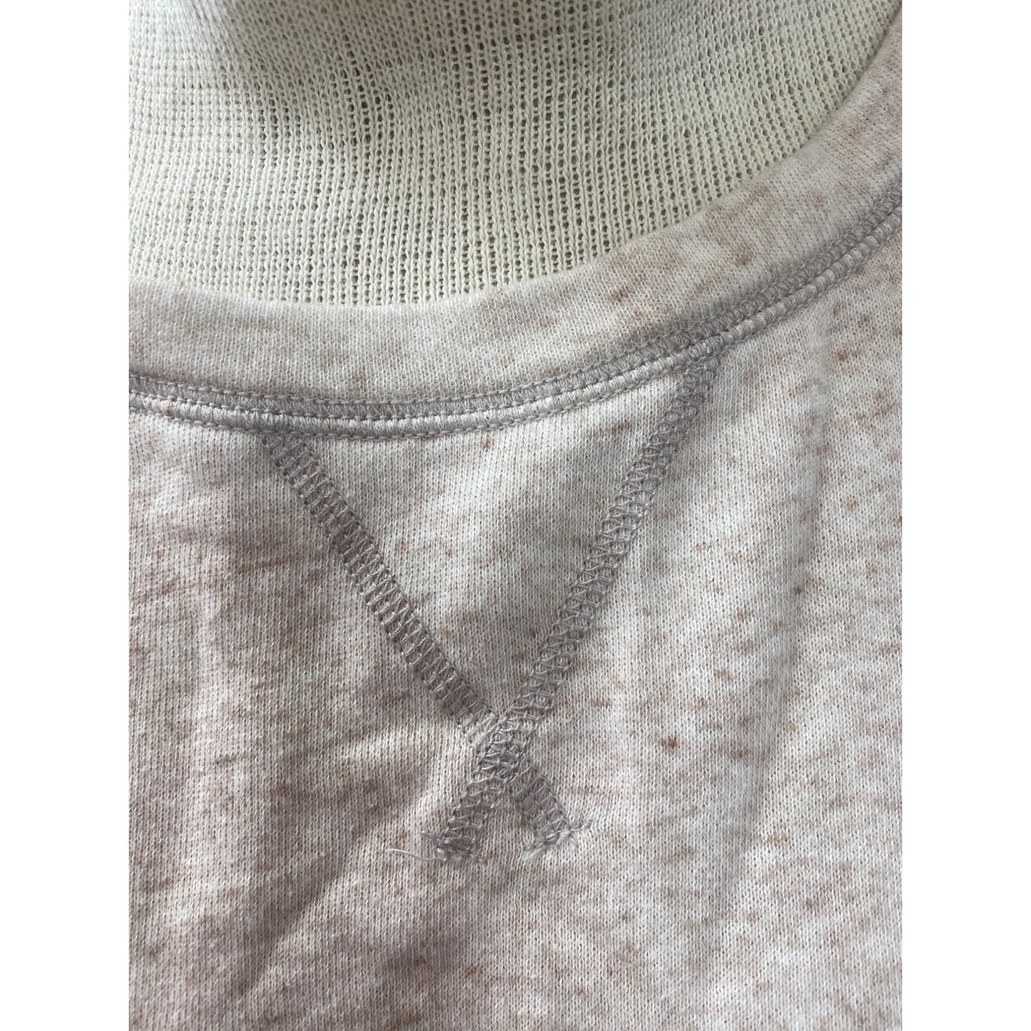 Gap Casual Beige Long Sleeve Crew Neck Sweatshirt