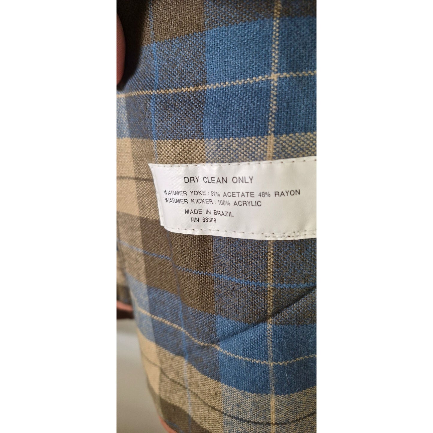 Brown Genuine Leather Jacket Size 44