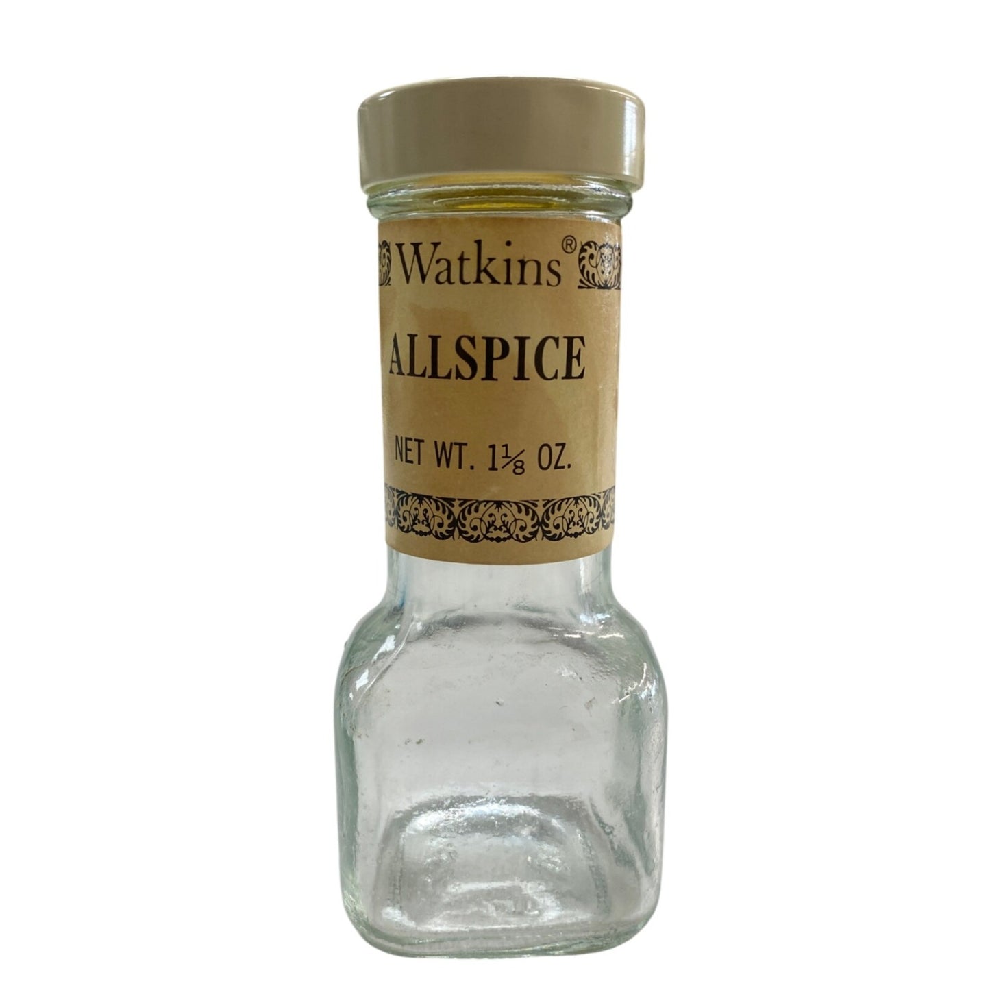 Vintage Watkins Allspice Glass Bottle