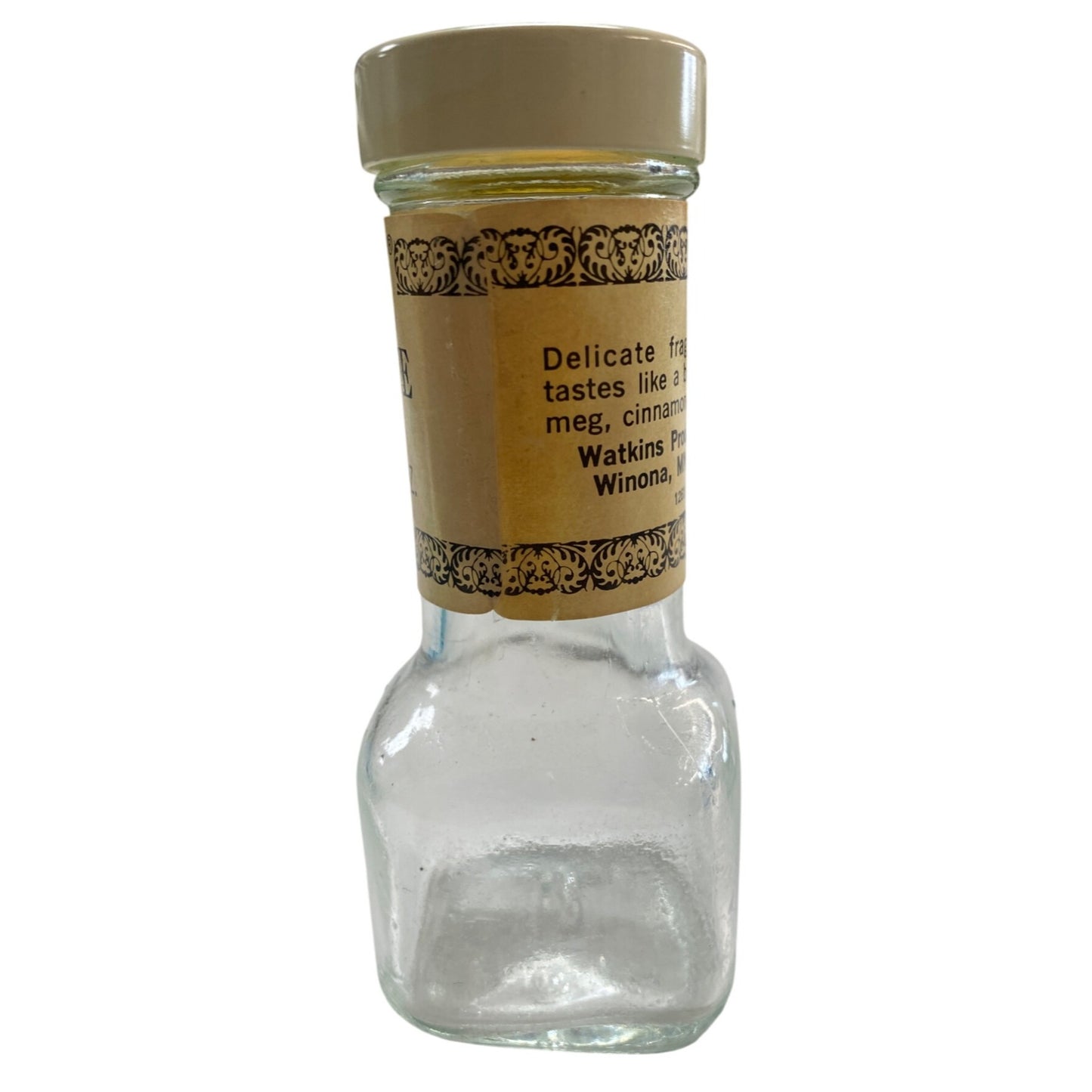 Vintage Watkins Allspice Glass Bottle