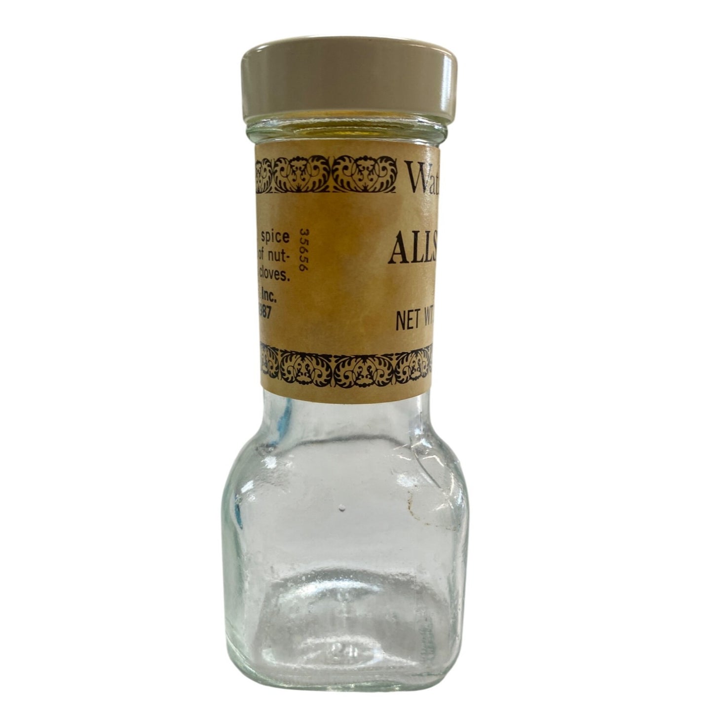 Vintage Watkins Allspice Glass Bottle