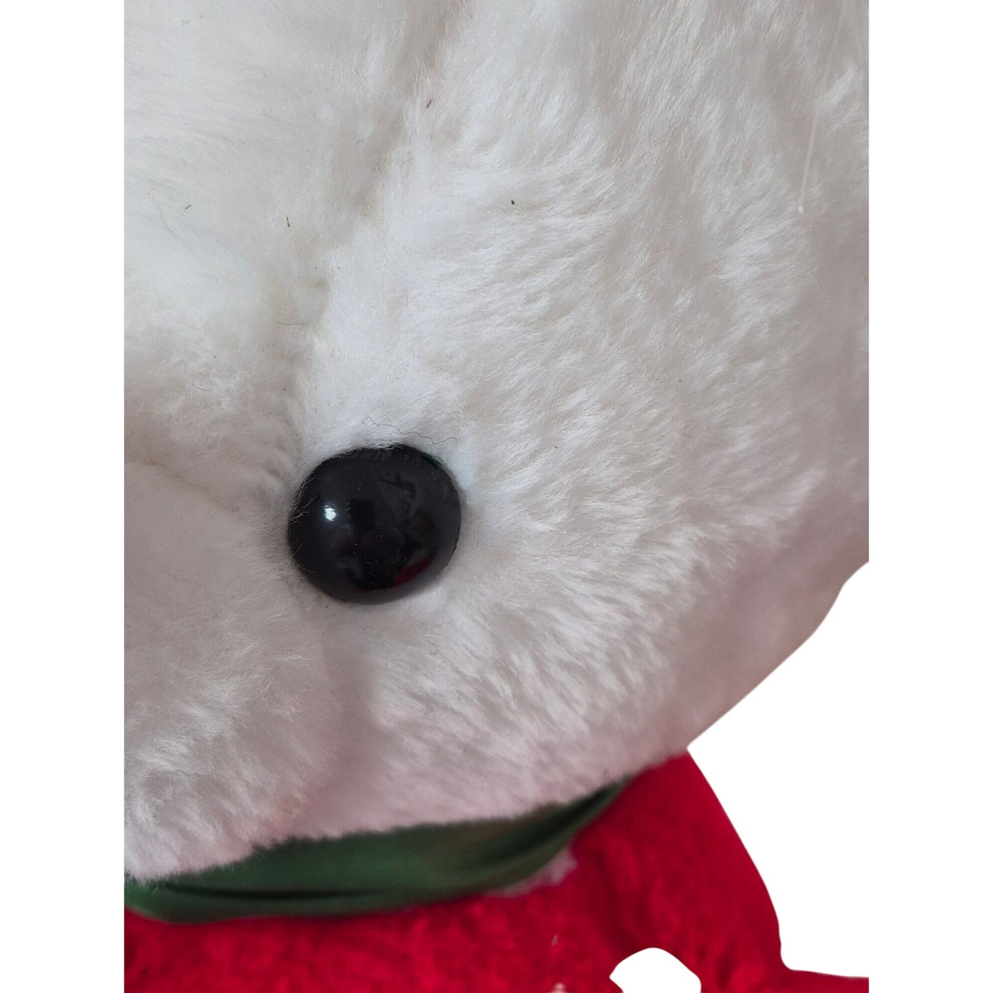 Large Plush Santa Bear With Hat & Belt - Soft & Festive Holiday Decoration