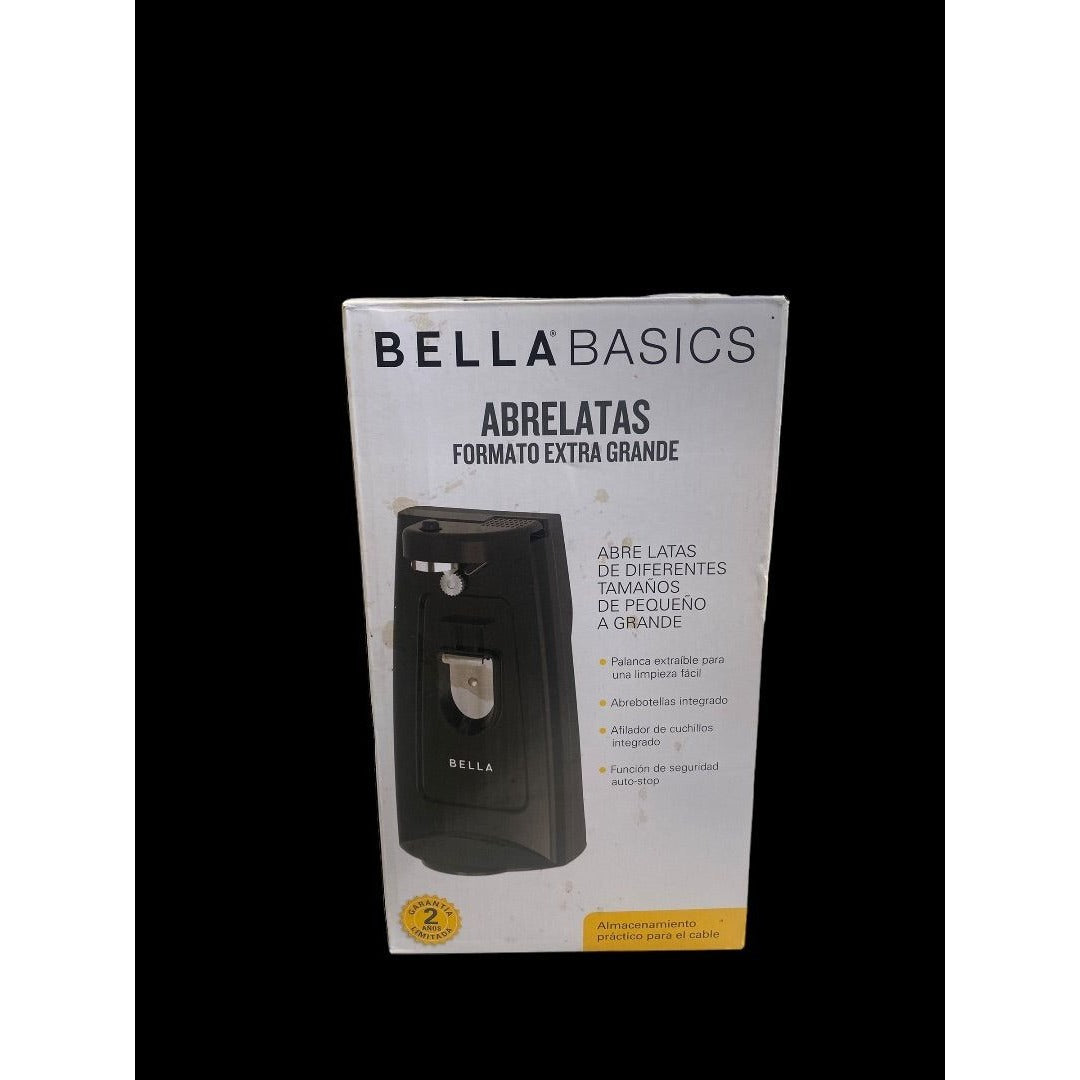 Bella Basics Extra Tall Can Opener, Bottle Opener, Knife Sharpener