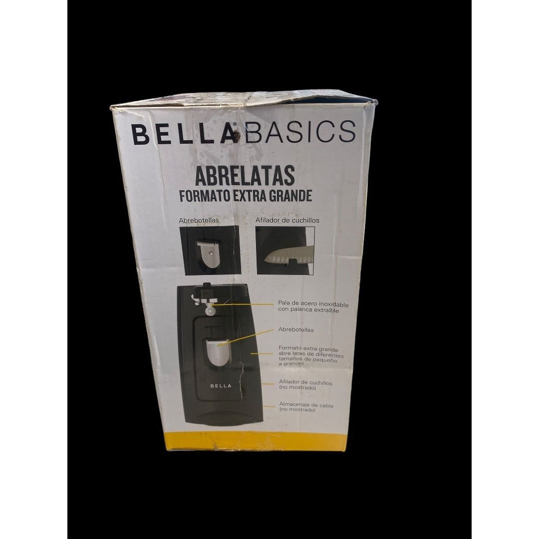 Bella Basics Extra Tall Can Opener, Bottle Opener, Knife Sharpener