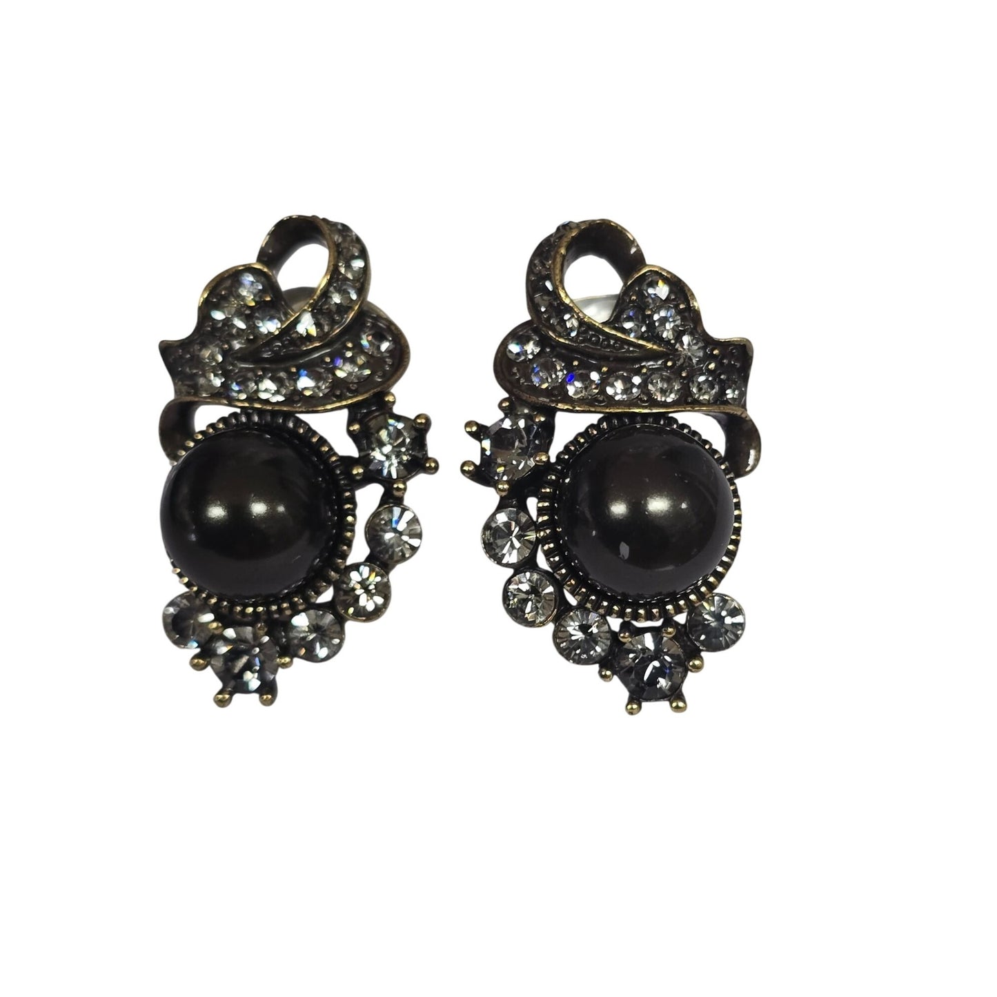 Heidi Daus Vintage Clip on Earrings