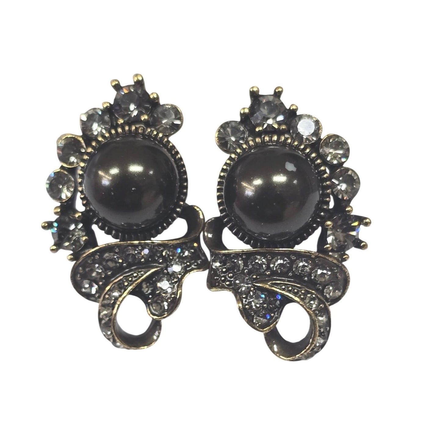 Heidi Daus Vintage Clip on Earrings