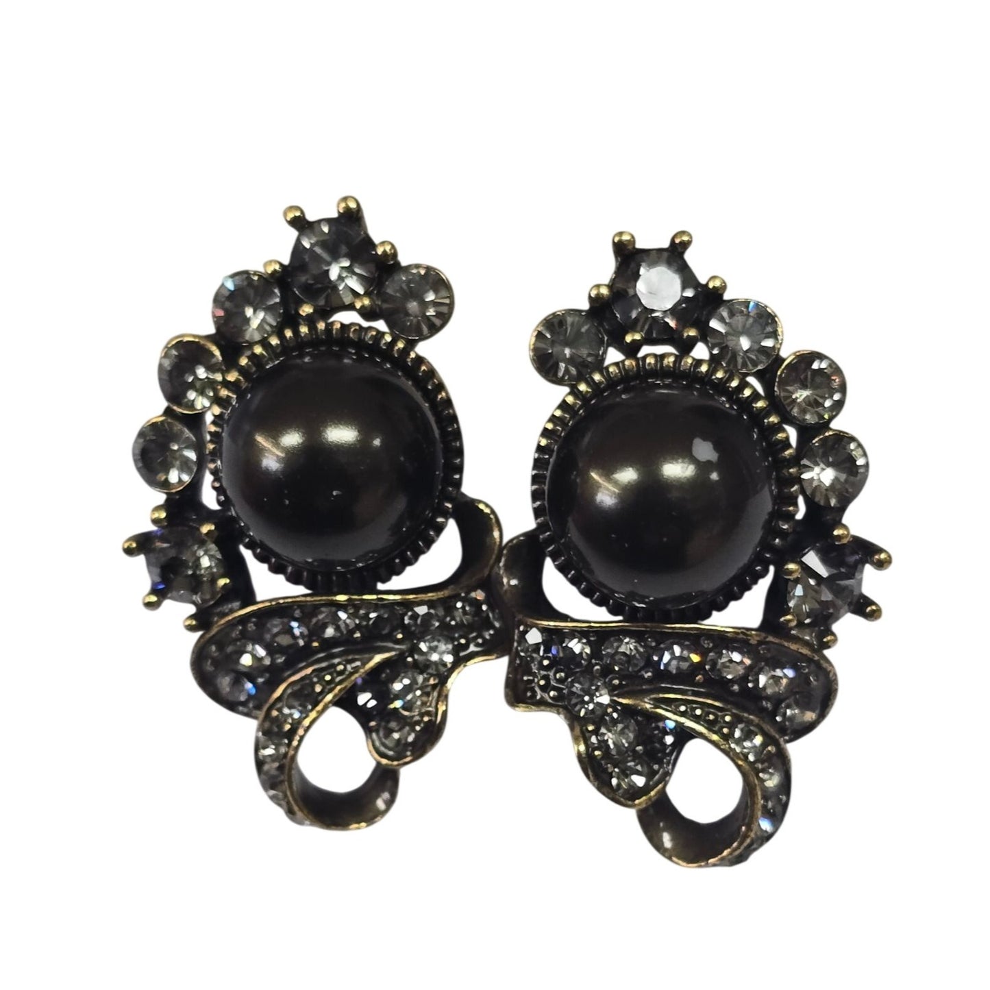 Heidi Daus Vintage Clip on Earrings