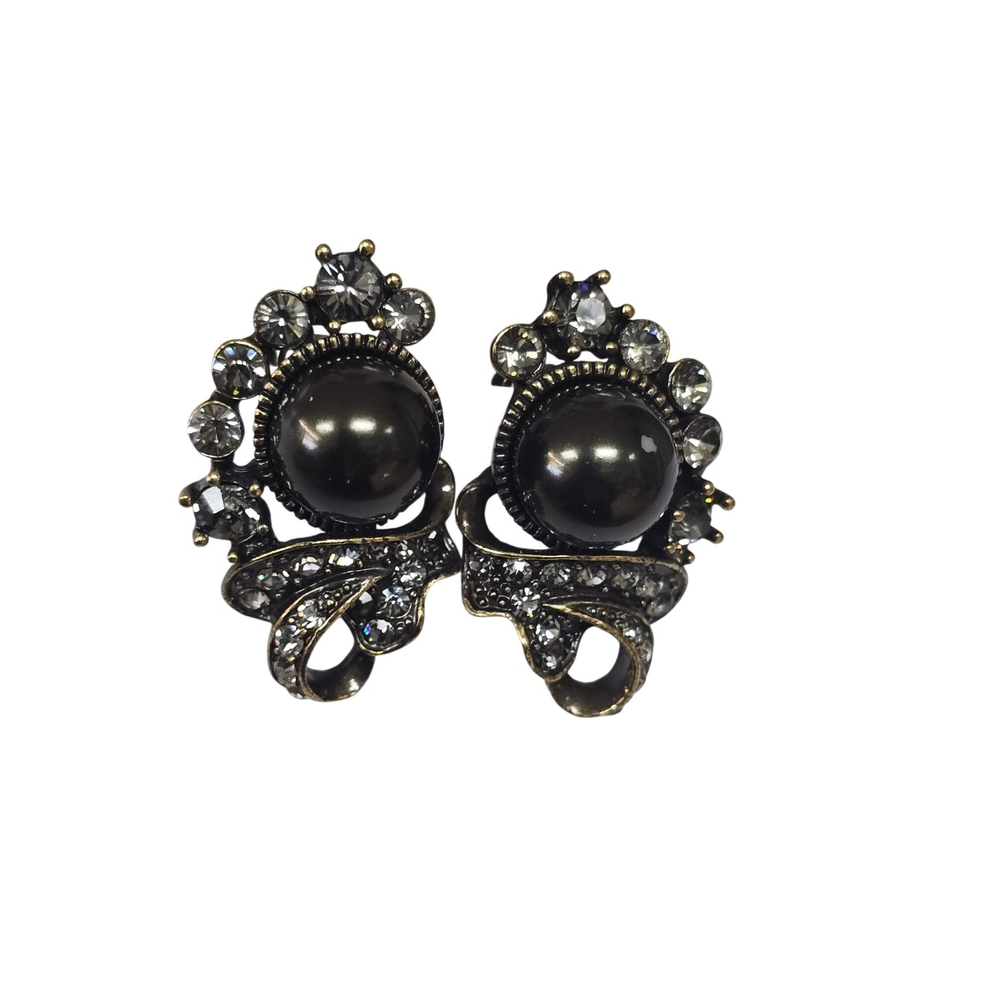 Heidi Daus Vintage Clip on Earrings