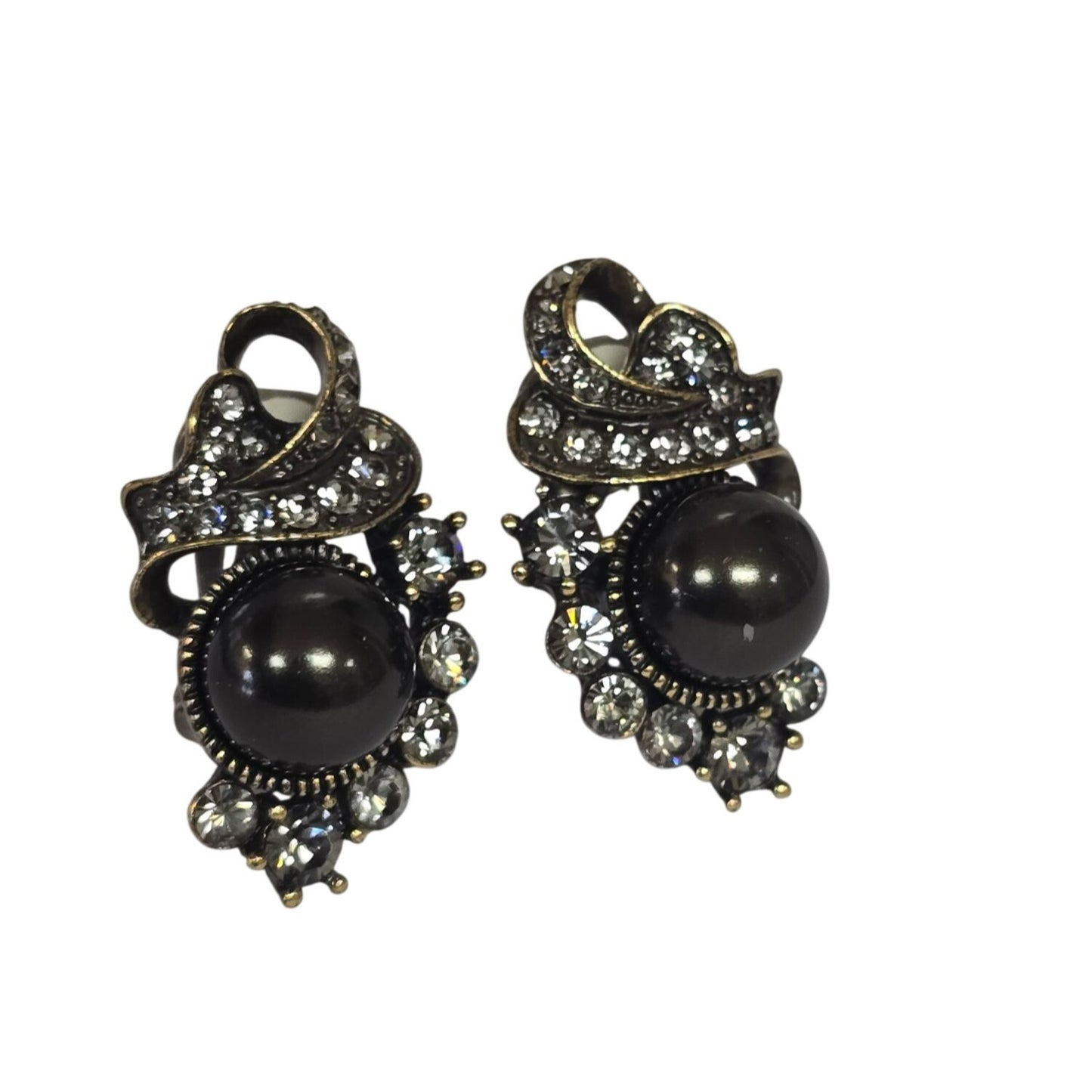 Heidi Daus Vintage Clip on Earrings