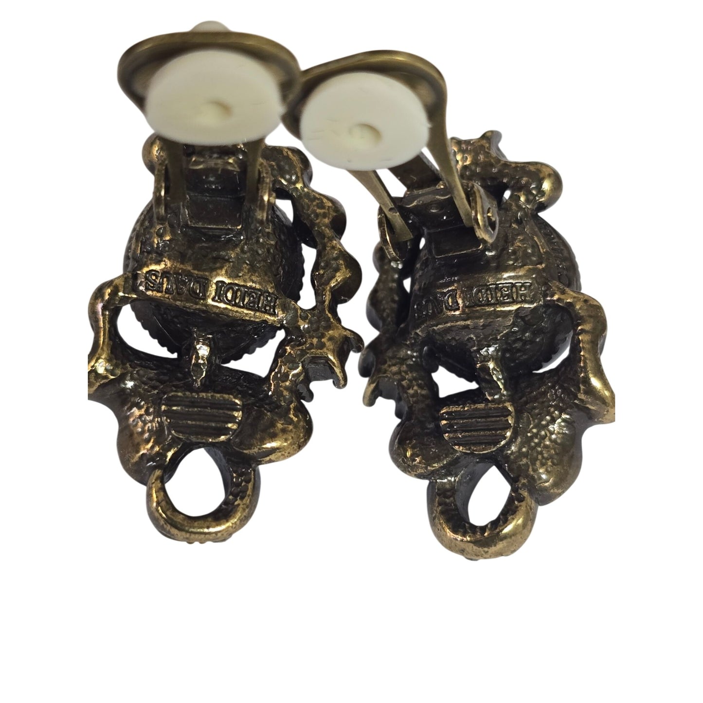 Heidi Daus Vintage Clip on Earrings