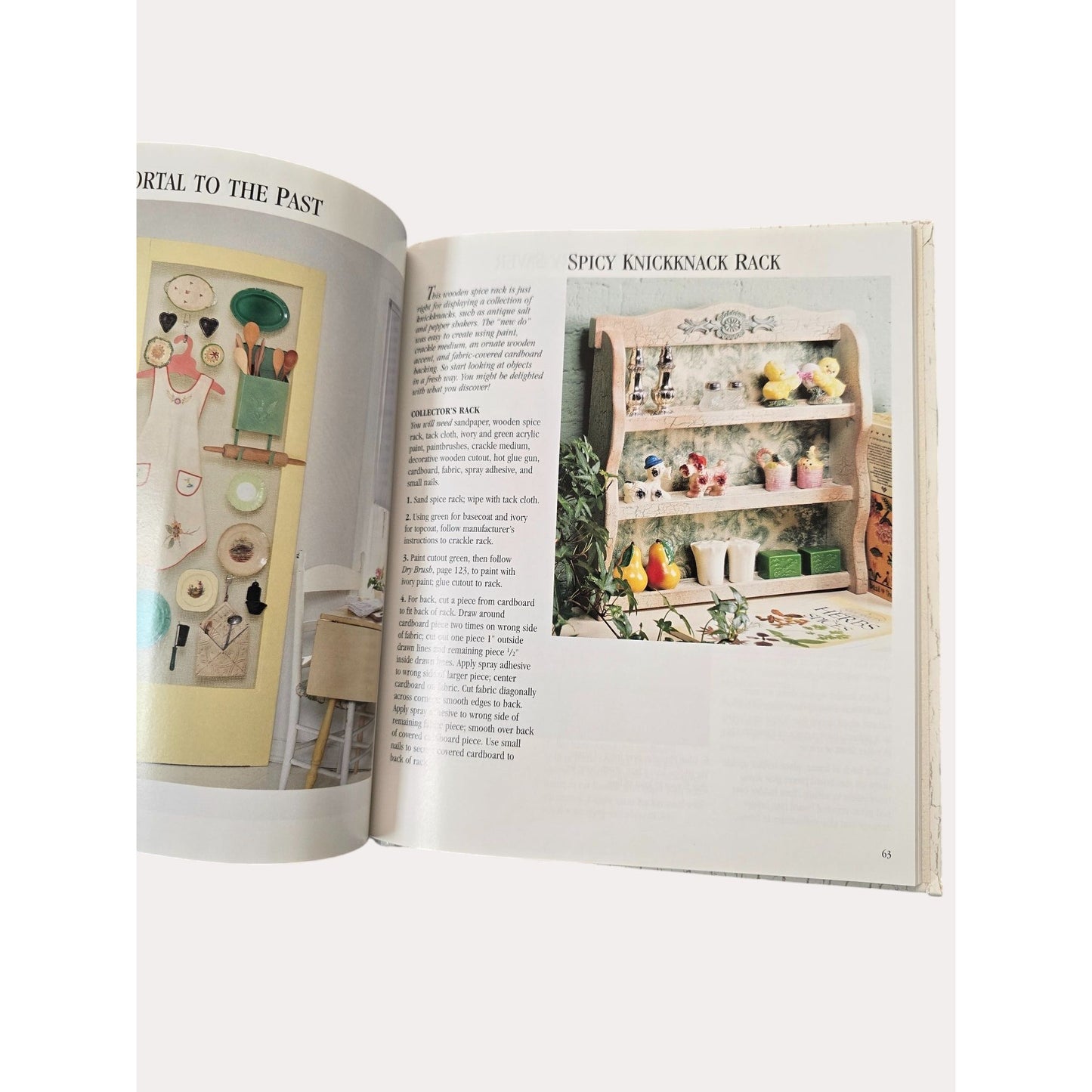 Clever Crafting With Flea Market Finds DIY Home Decor Book