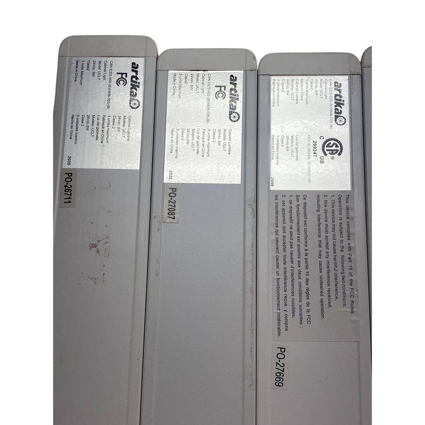 Artika Under-Cabinet LED Light Fixtures - Set Of 7