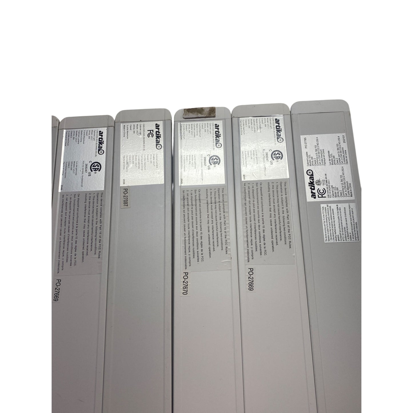 Artika Under-Cabinet LED Light Fixtures - Set Of 7