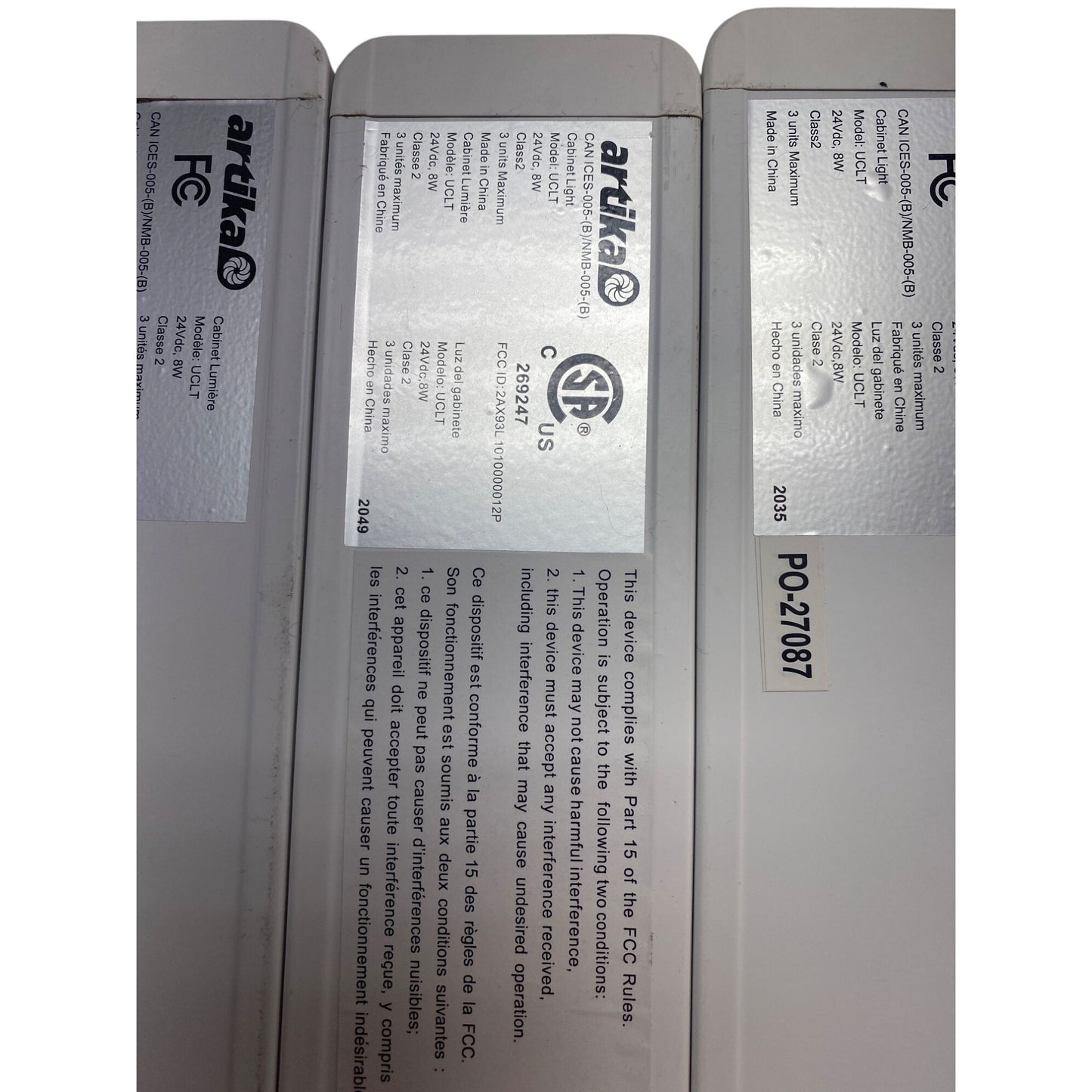 Artika Under-Cabinet LED Light Fixtures - Set Of 7