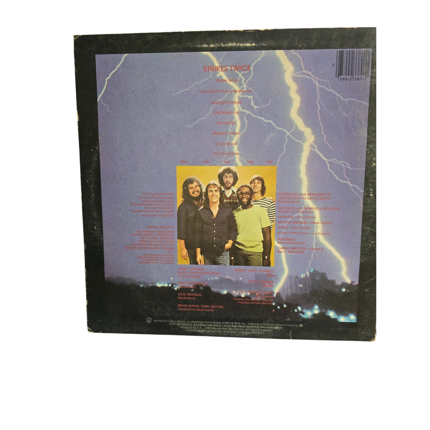 Larry Carlto "Strikes Twice