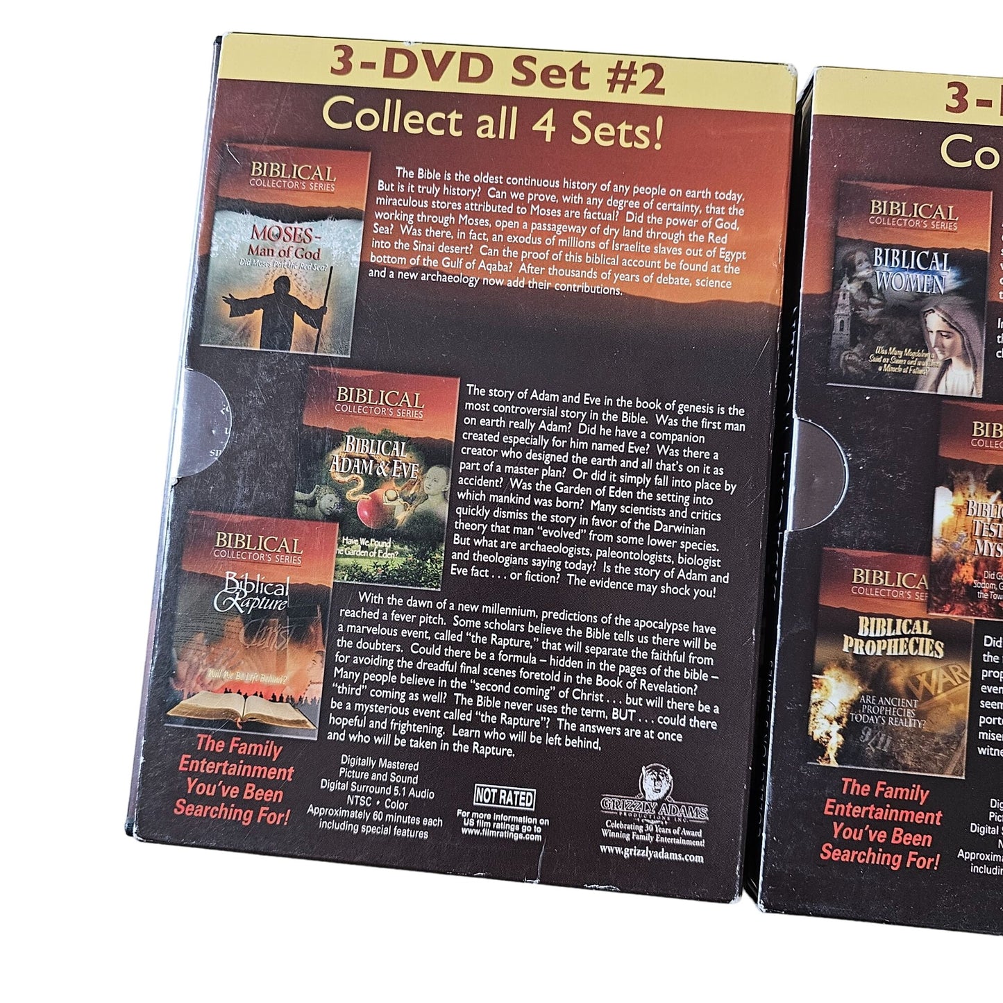 Biblical Collectors Series Set 1 & 2 DVDs