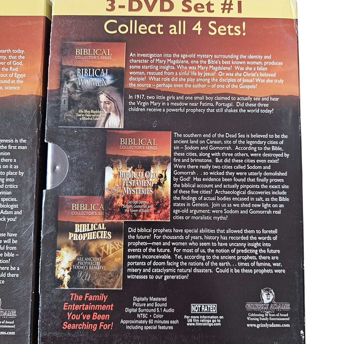 Biblical Collectors Series Set 1 & 2 DVDs