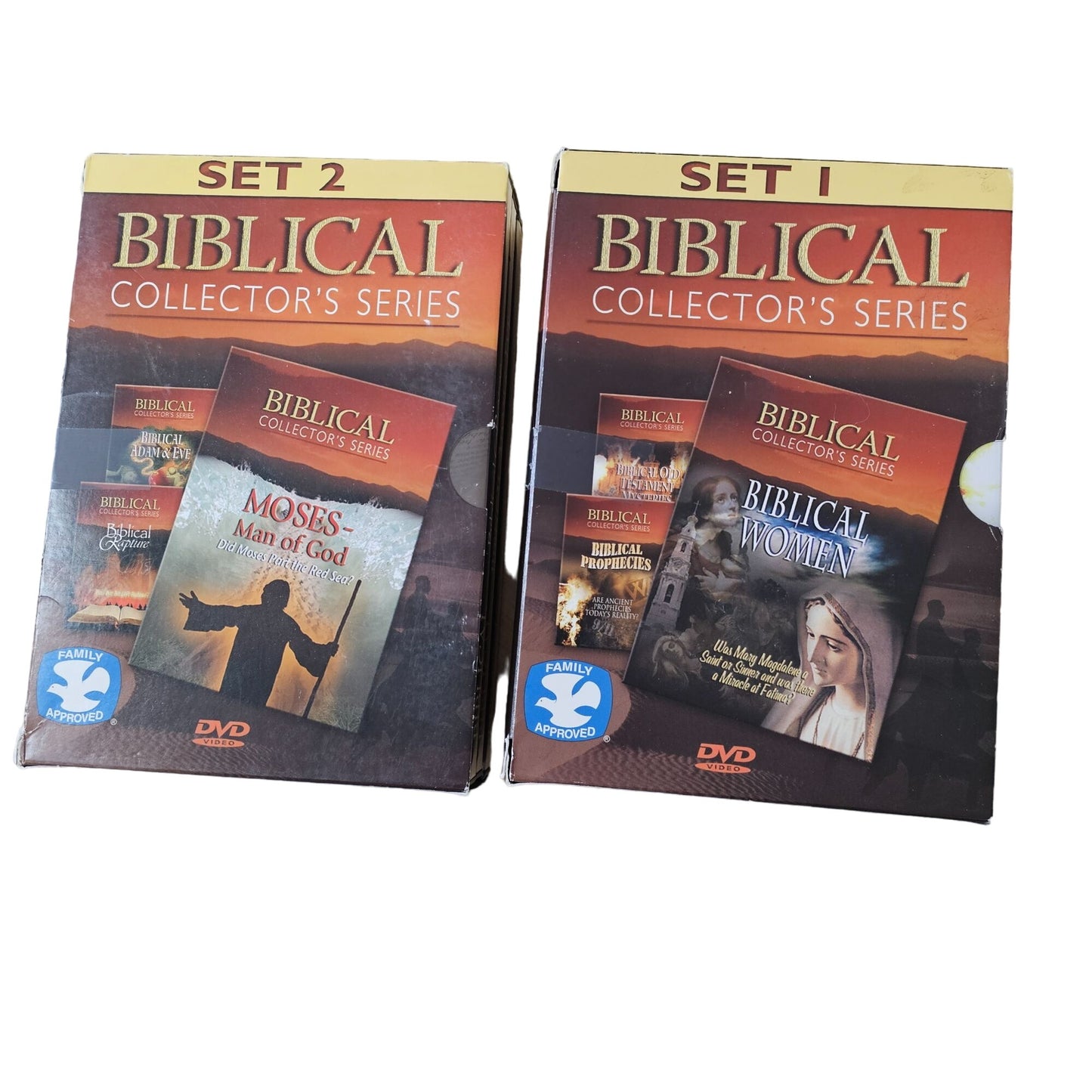 Biblical Collectors Series Set 1 & 2 DVDs