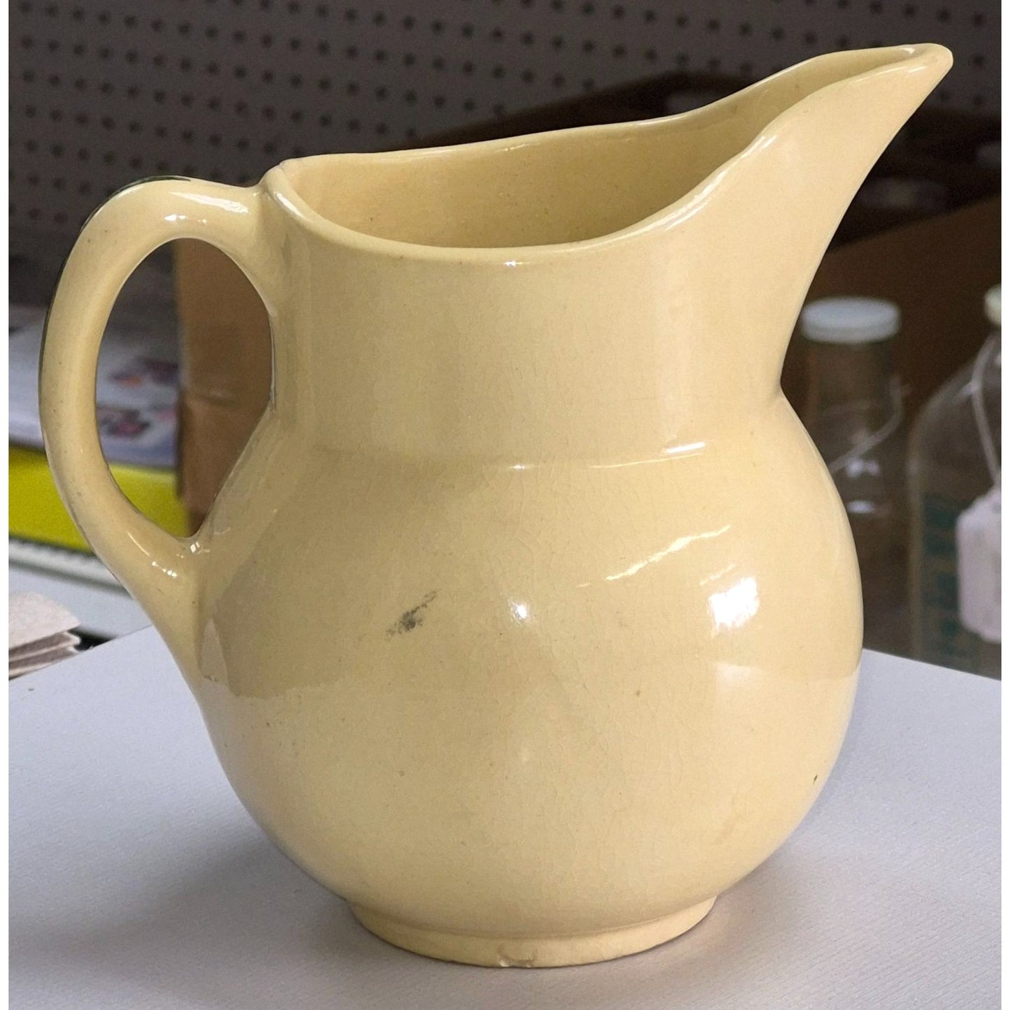 Watt Pottery Apple Cream Pitcher #15 Lindberg's Turtle Lake WI