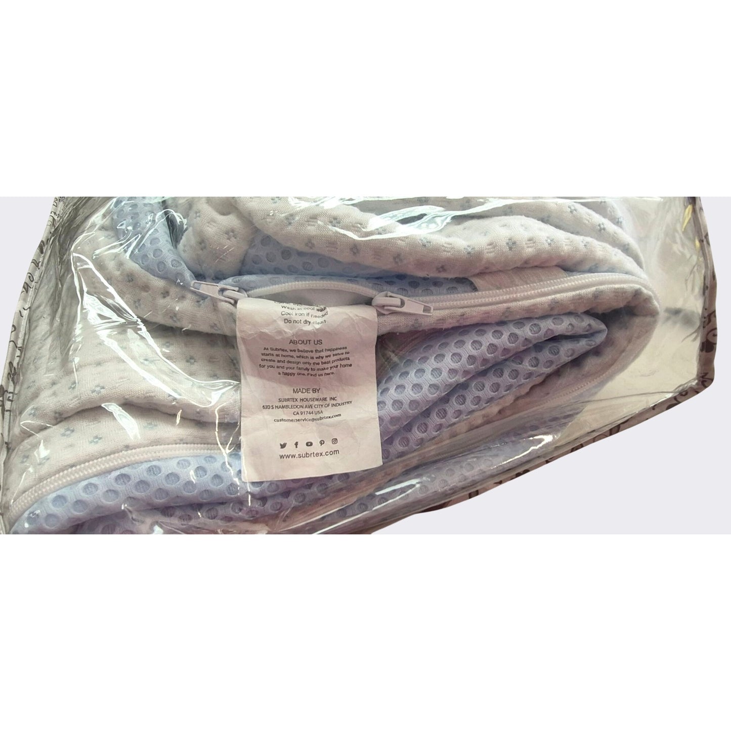 Subrtex 3 Inch Mattress Topper Cover