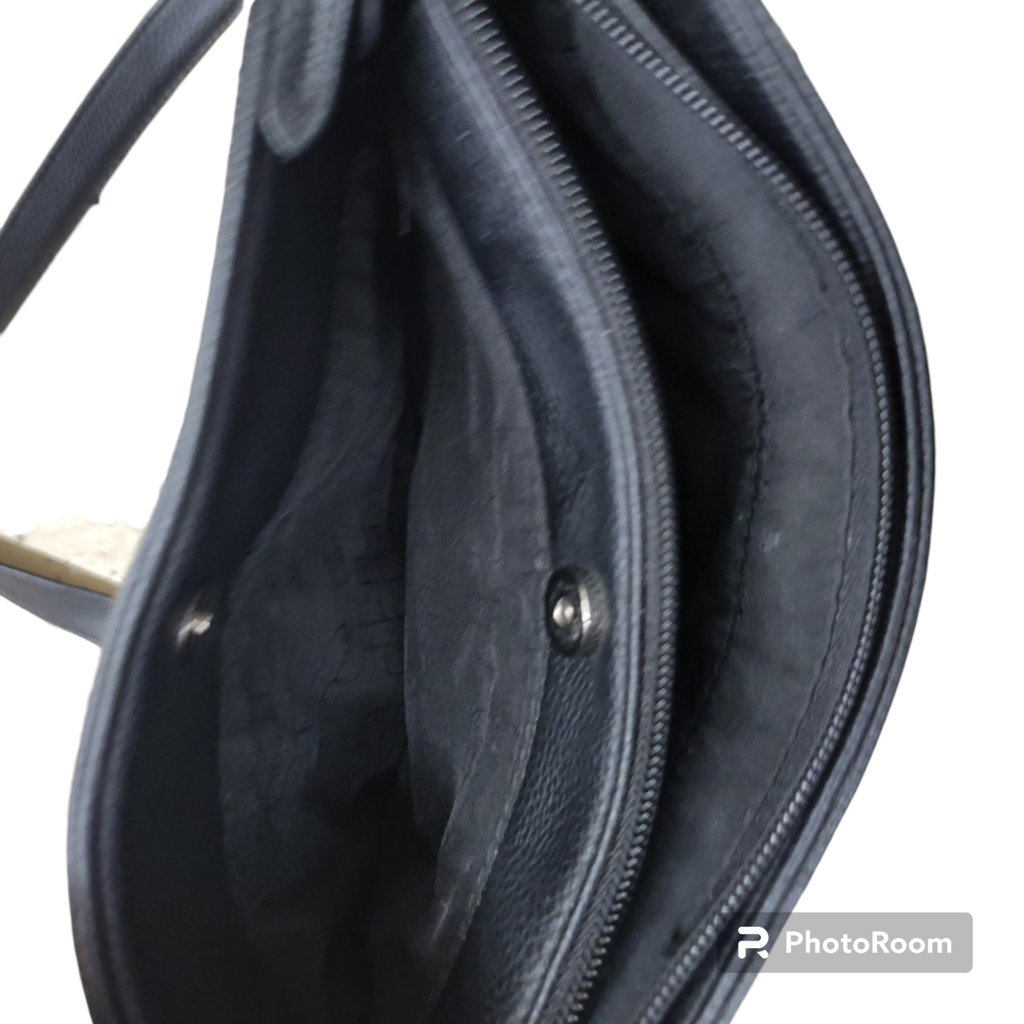 ROSETTI BLACK FAUX LEATHER CROSSBODY PURSE BAG
