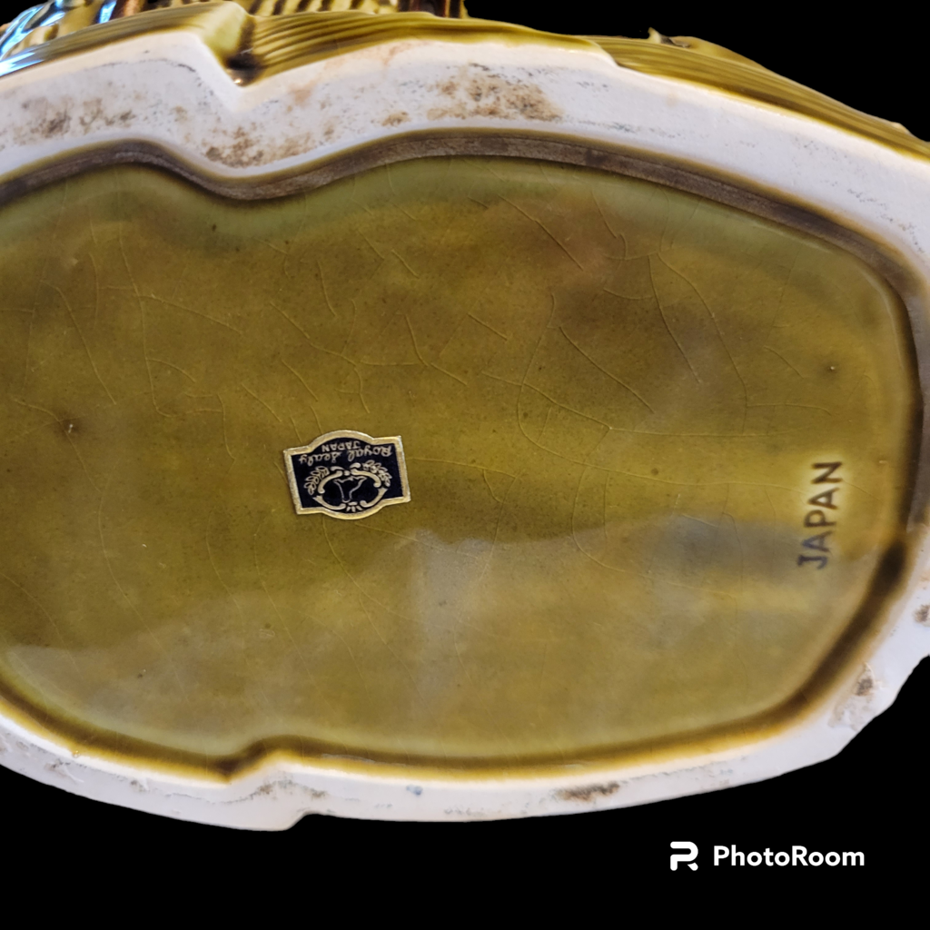 Vintage Cookie Jar Canister Nursery Rhyme Old Woman Who Lived in a Shoe Japan