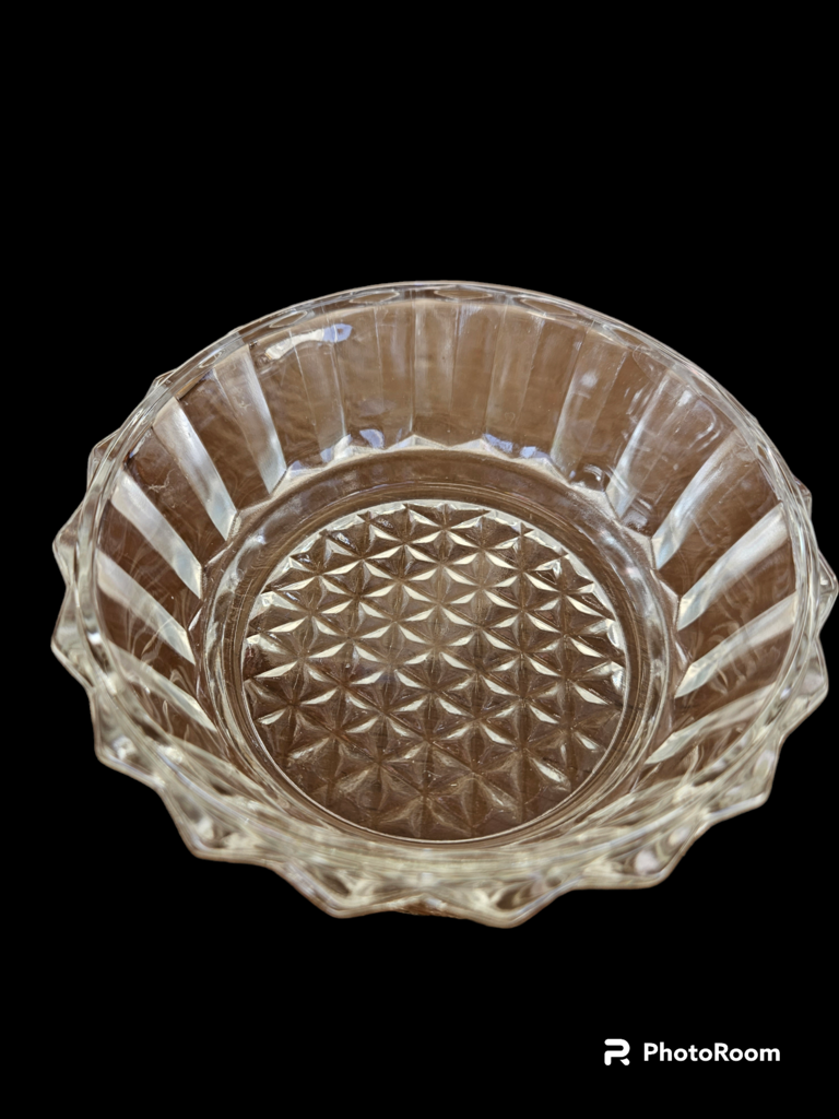 Vintage midcentury lidded powder jar candy trinket dish