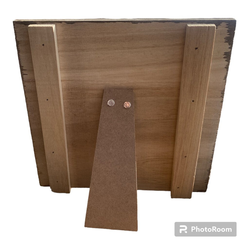 Grateful Thankful Blessed Wood Sign