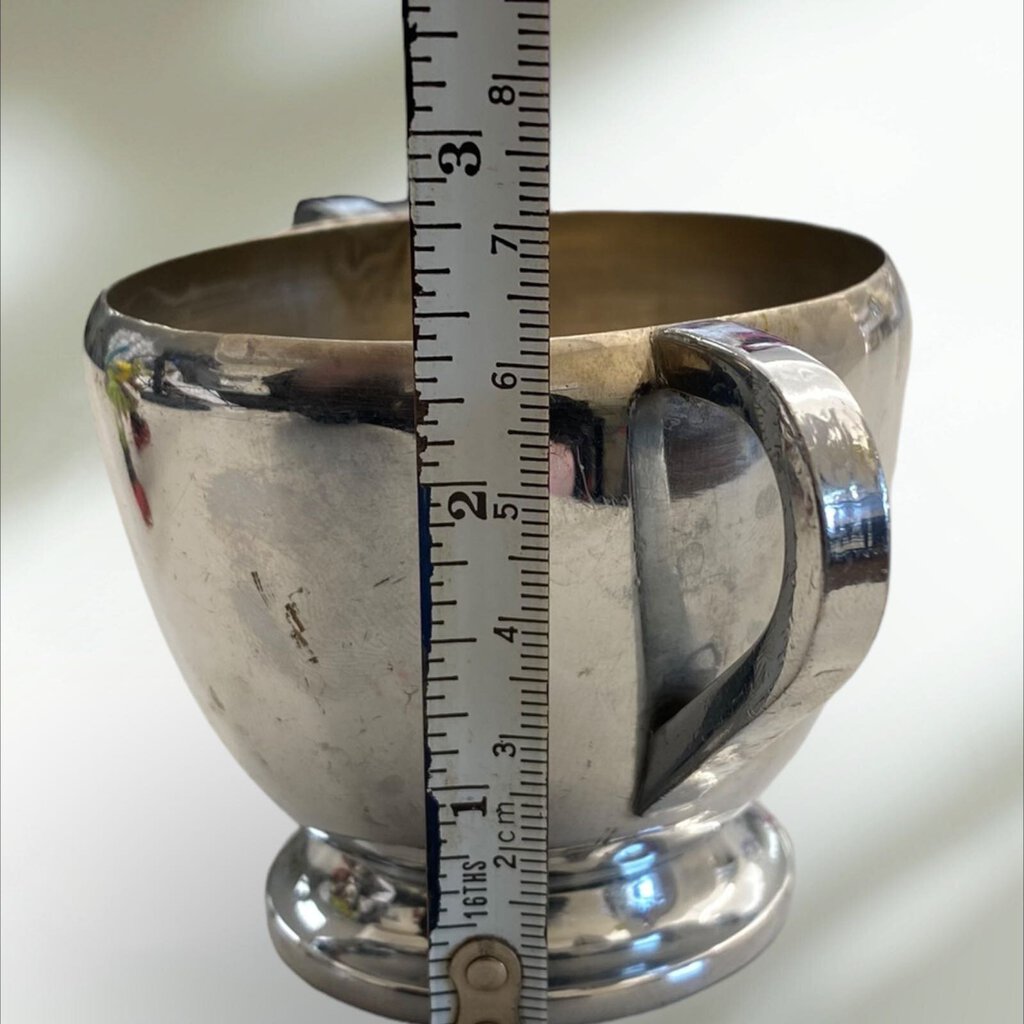 Stainless Steel Sugar Cup with 2 Handles