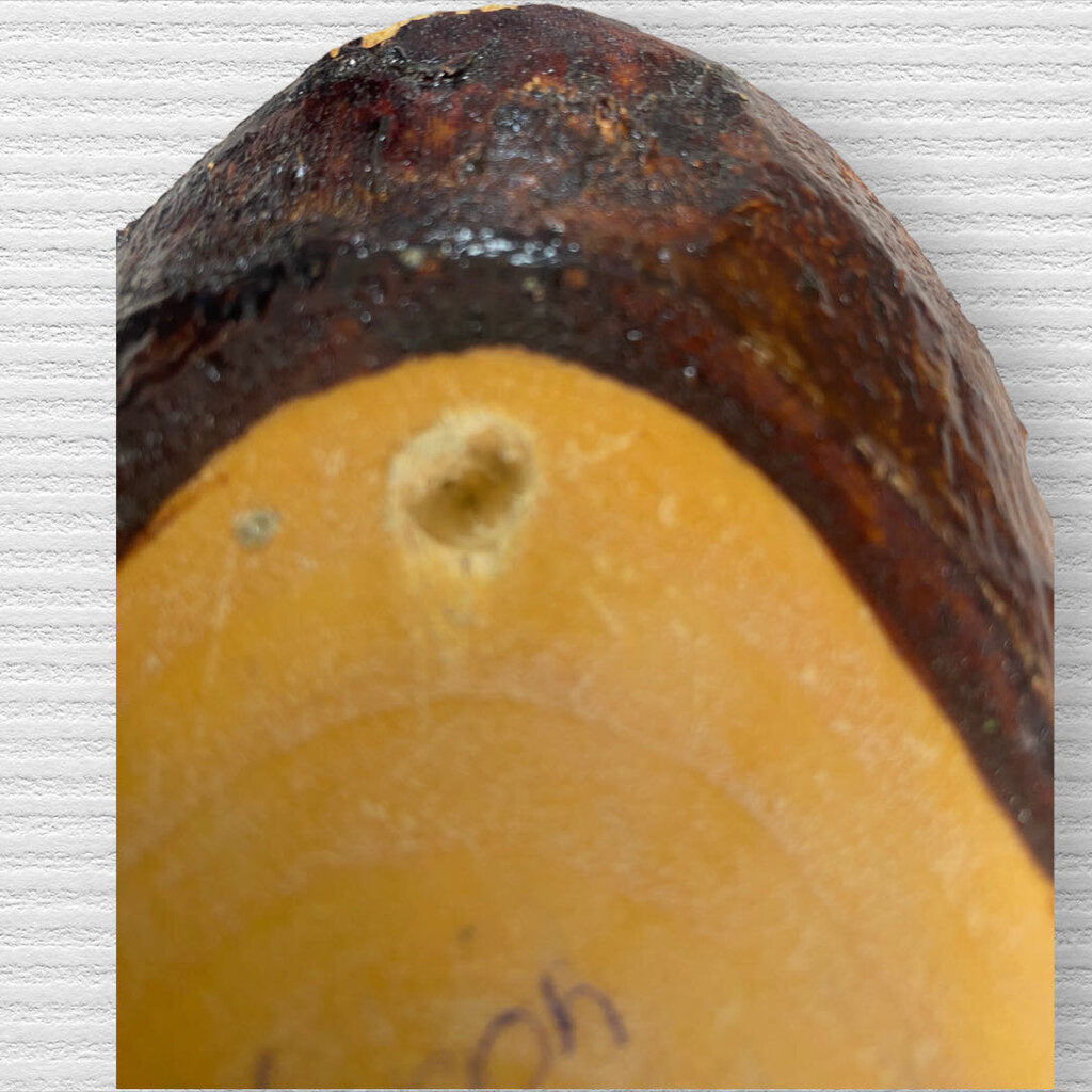 Textured Landscape Painting on Wood 12" Long 4" wide