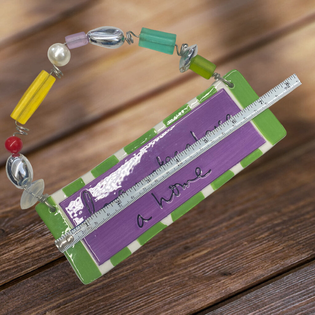 Department 56 Sandra Magsamen Ceramic Sign " Love makes a house a home"